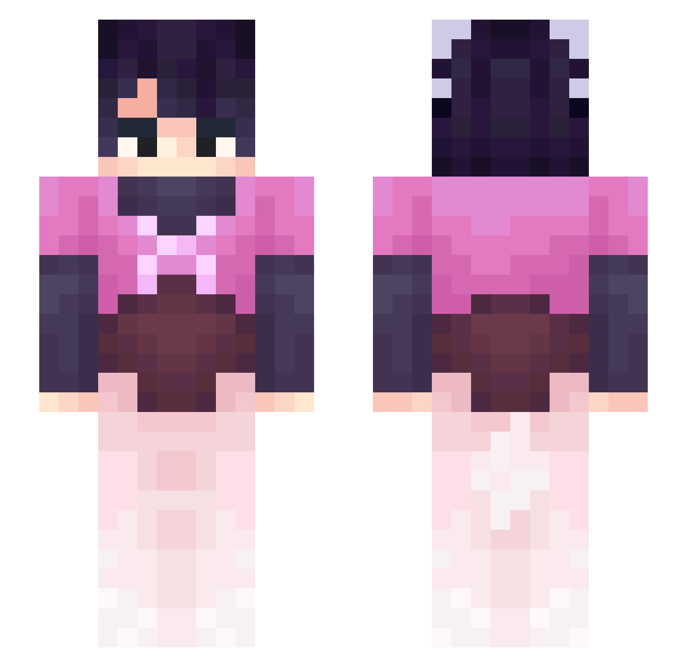 reydii__ Minecraft skin, front and back view