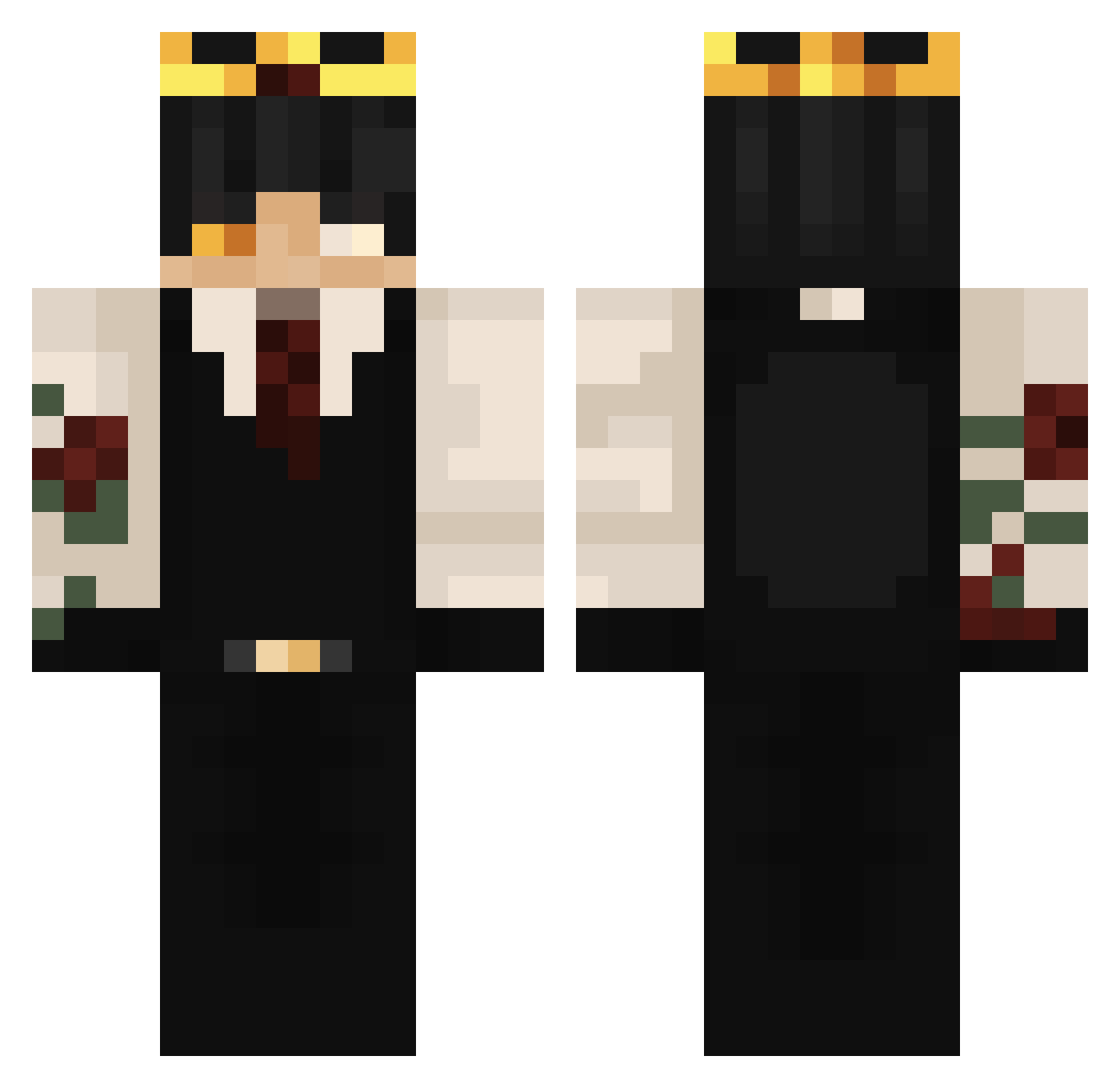 Everm0re__ Minecraft skin, front and back view
