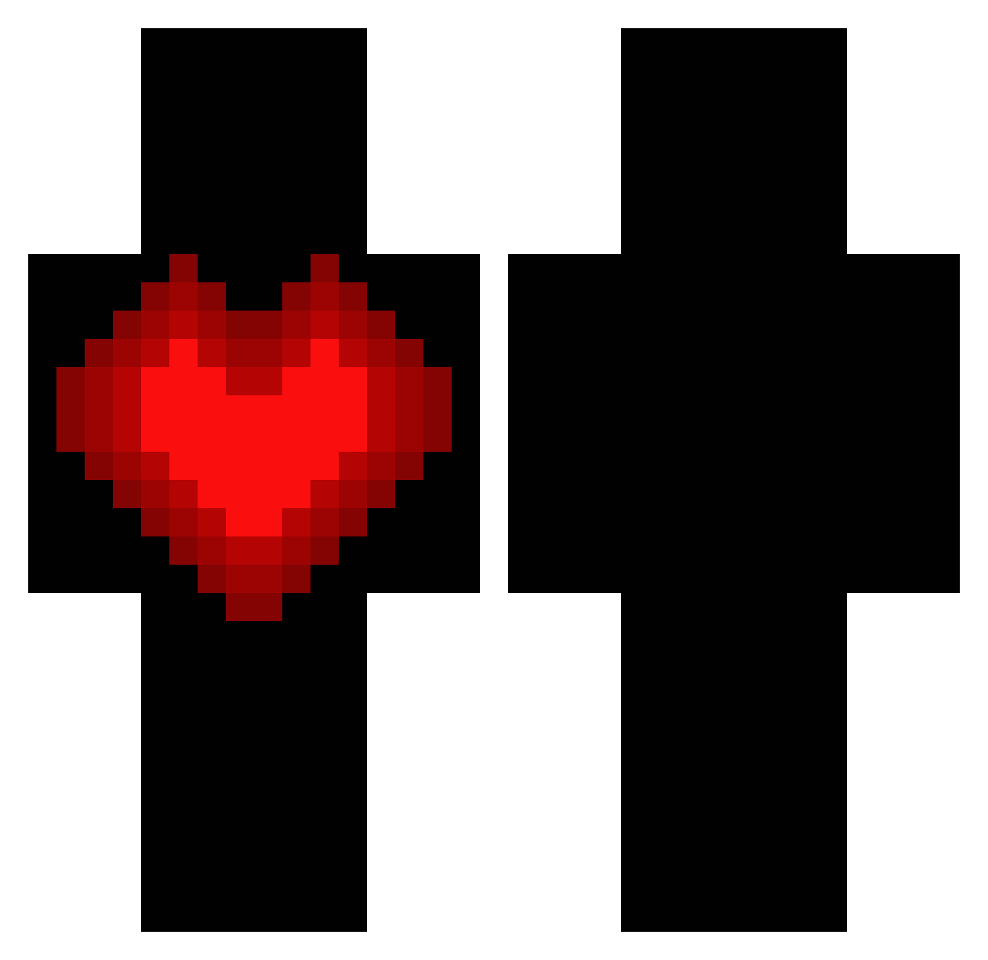 lextheminer2010 Minecraft skin, front and back view