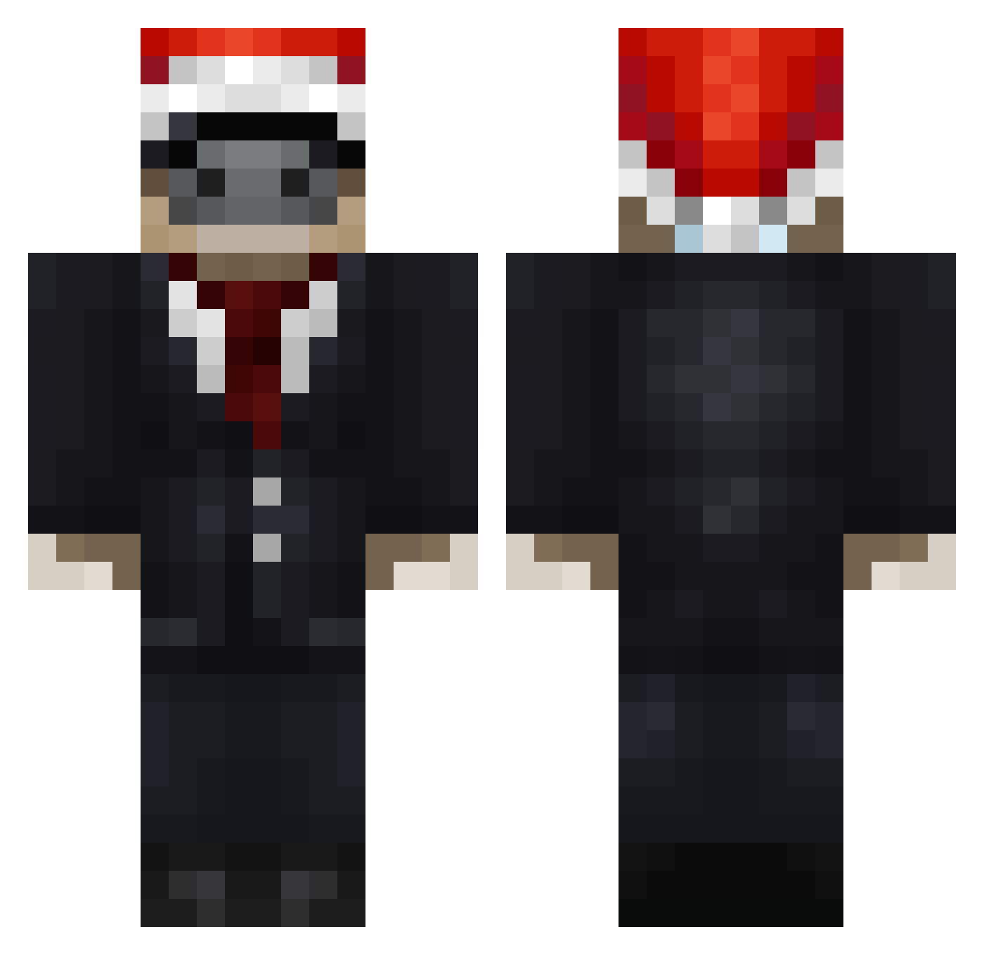 missyrissy Minecraft skin, front and back view