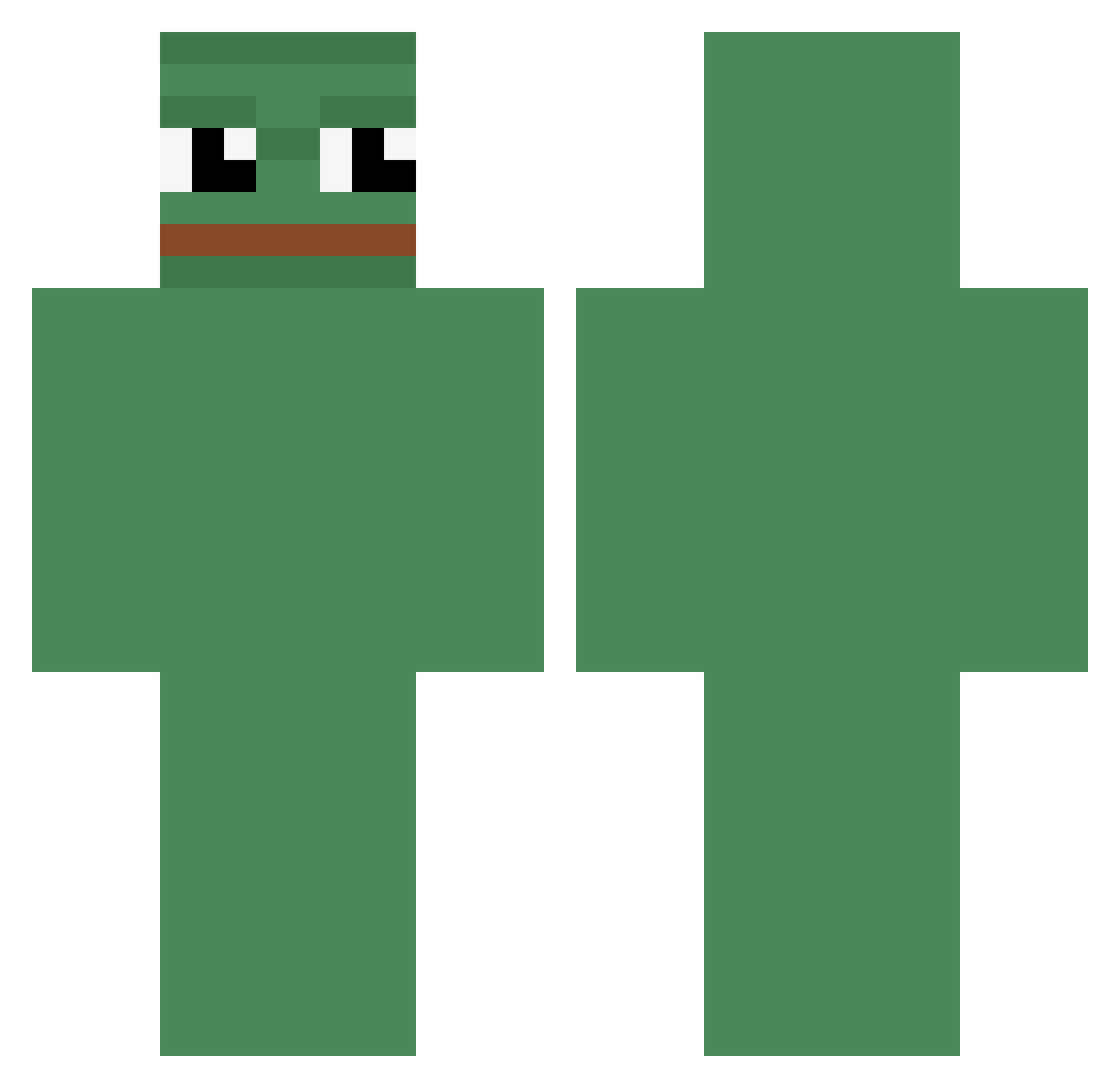 ERNA_S0LBERG Minecraft skin, front and back view