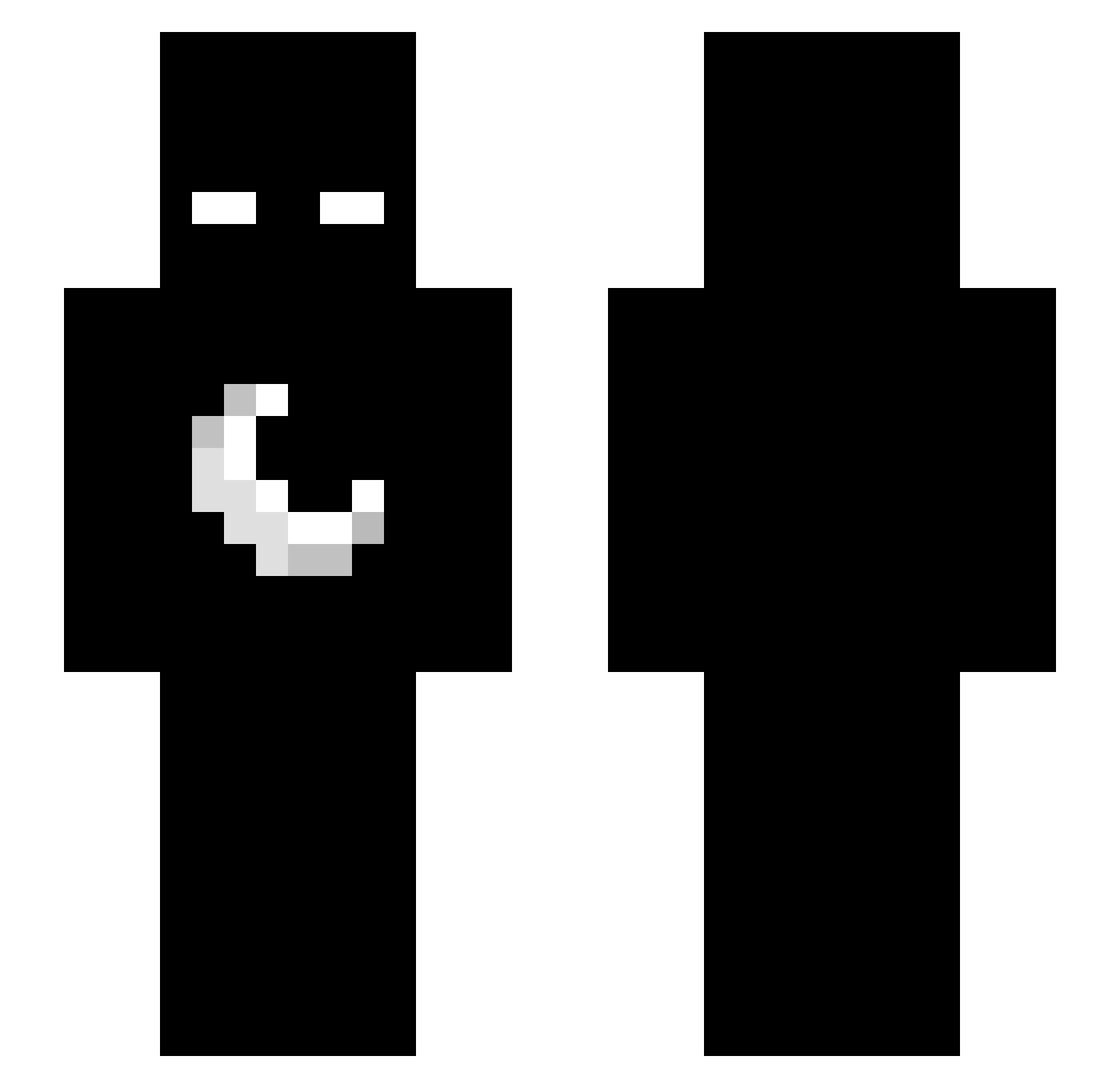 Dogirek_ Minecraft skin, front and back view