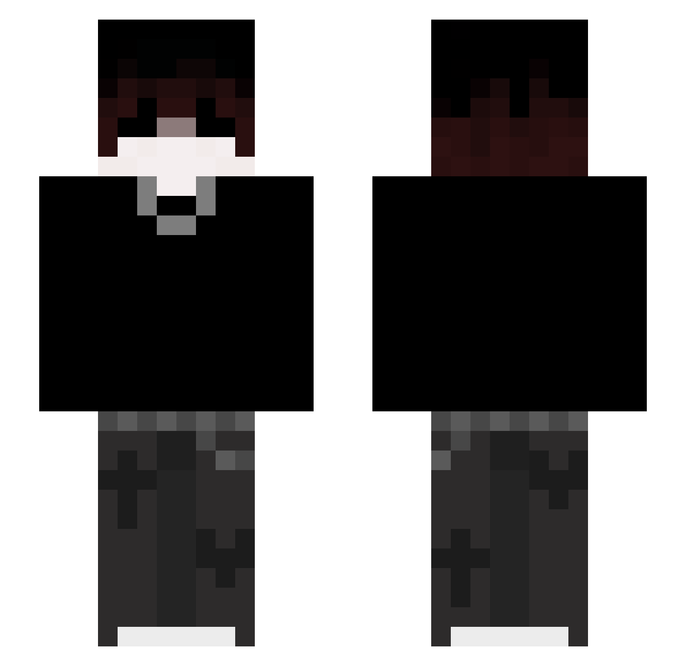 SEPHA_ Minecraft skin, front and back view