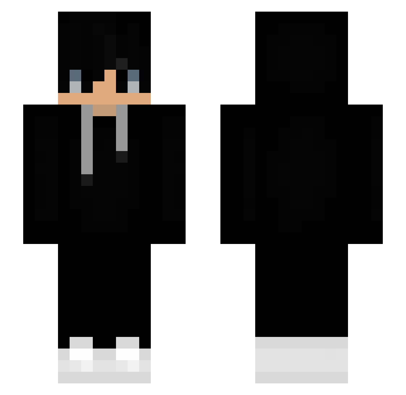 Tammmiee Minecraft skin, front and back view