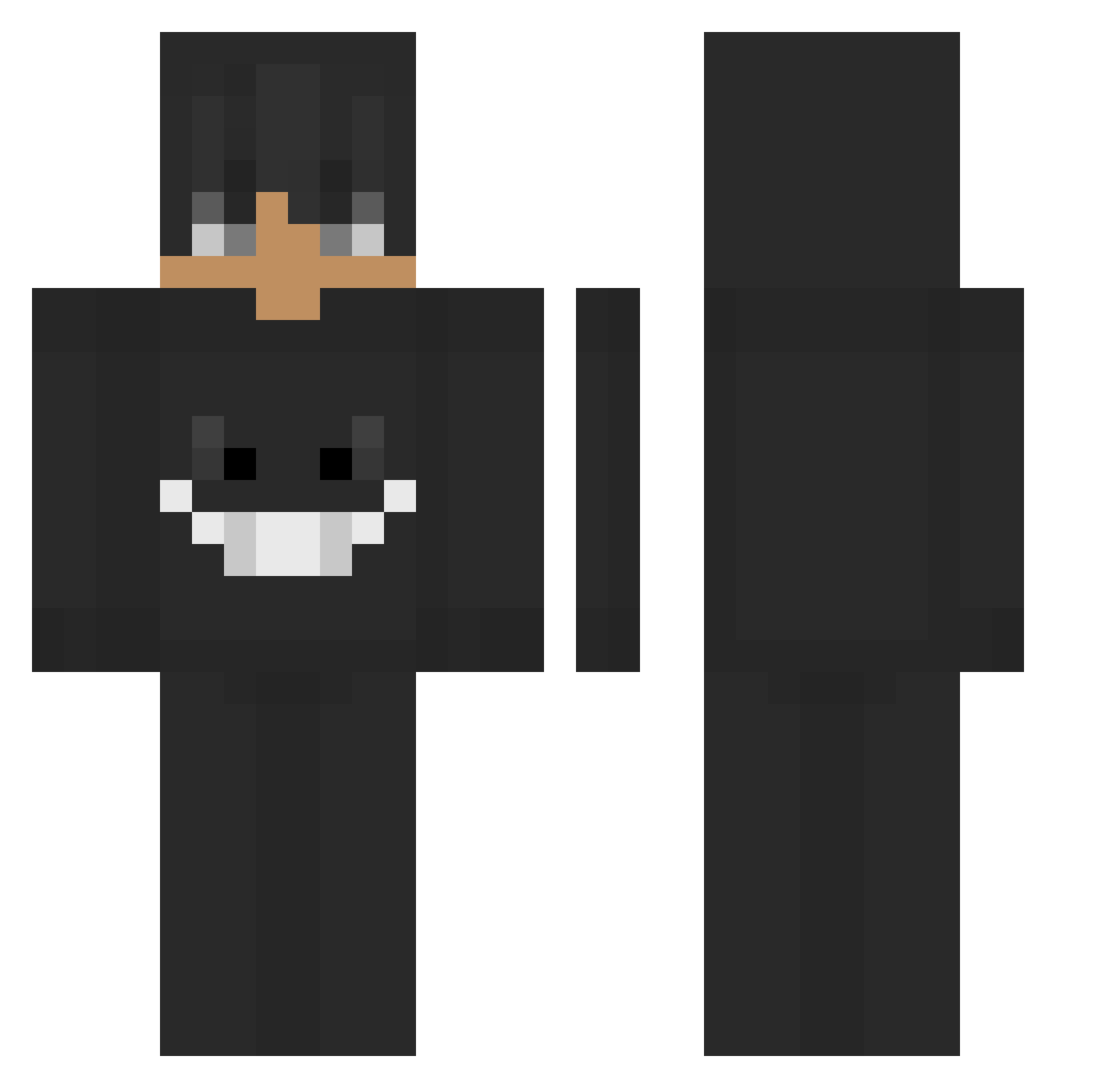 novisor1903 Minecraft skin, front and back view
