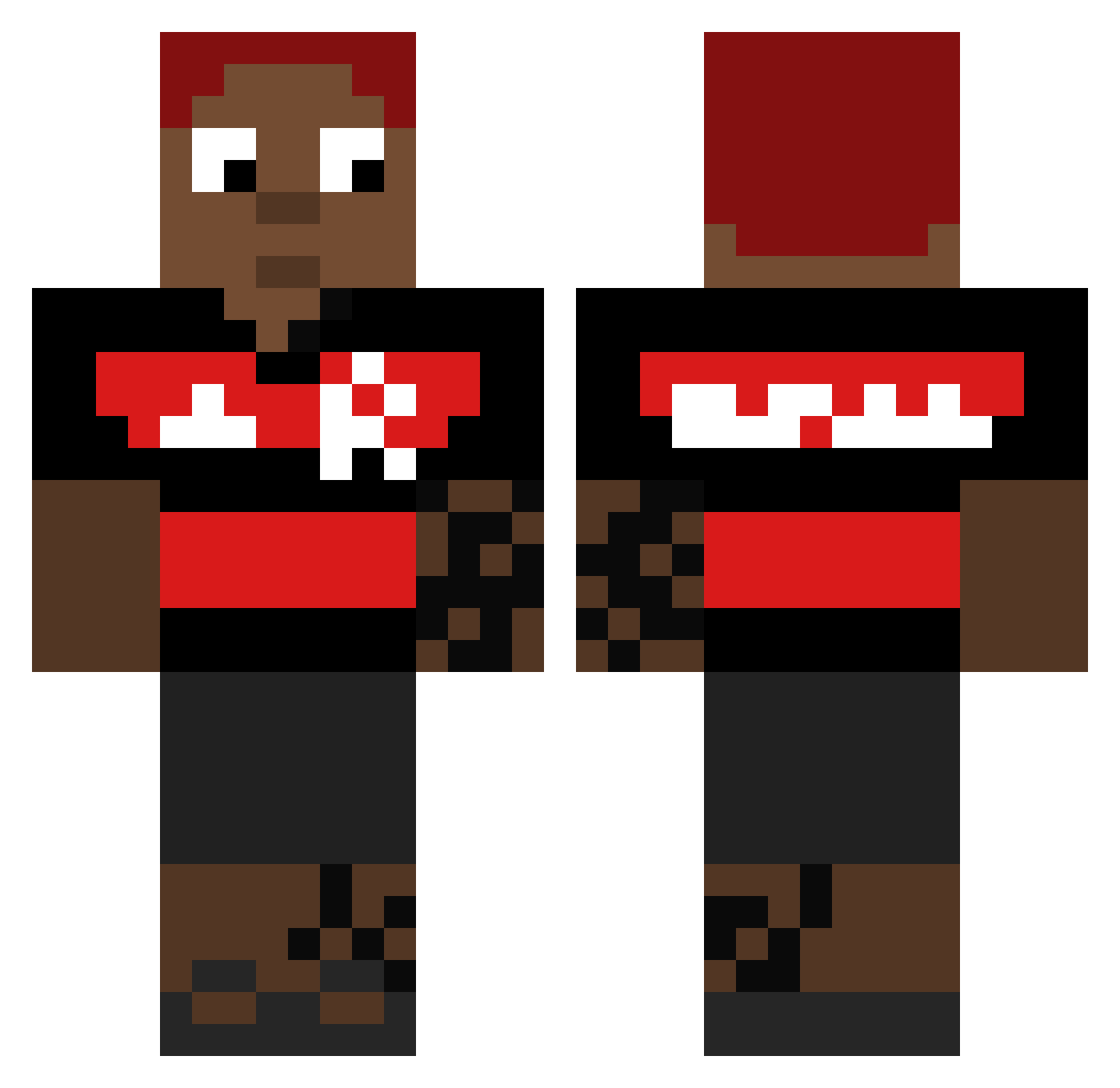 AndreBalada69 Minecraft skin, front and back view
