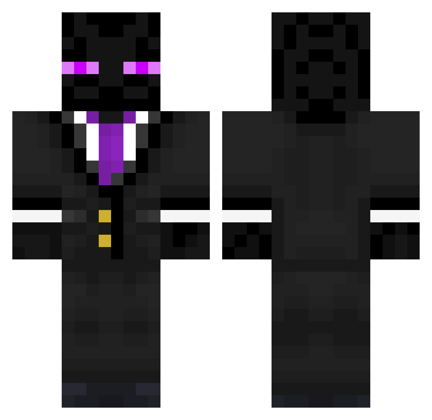 poopfartballpoop Minecraft skin, front and back view
