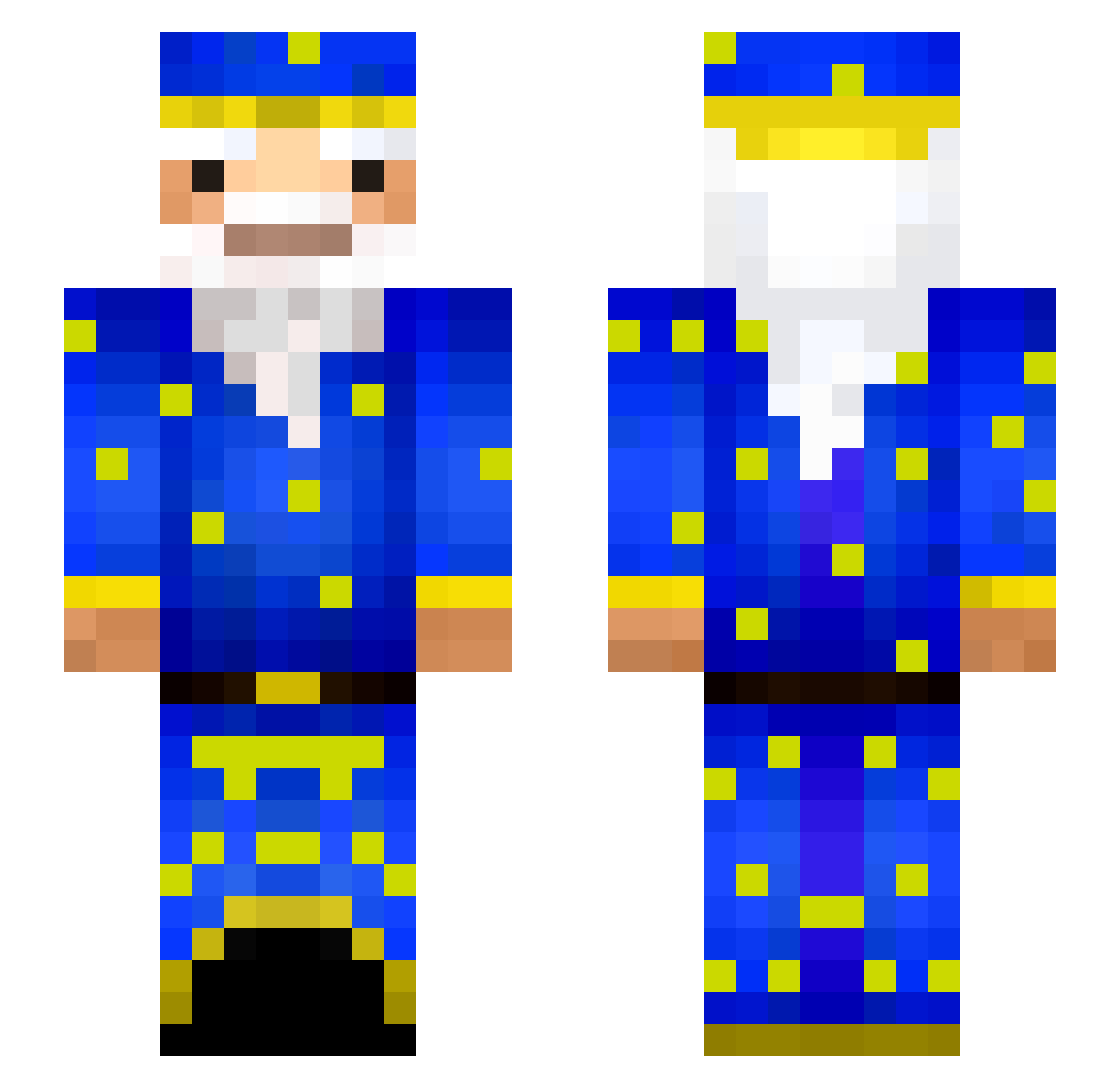 onepiebroo Minecraft skin, front and back view