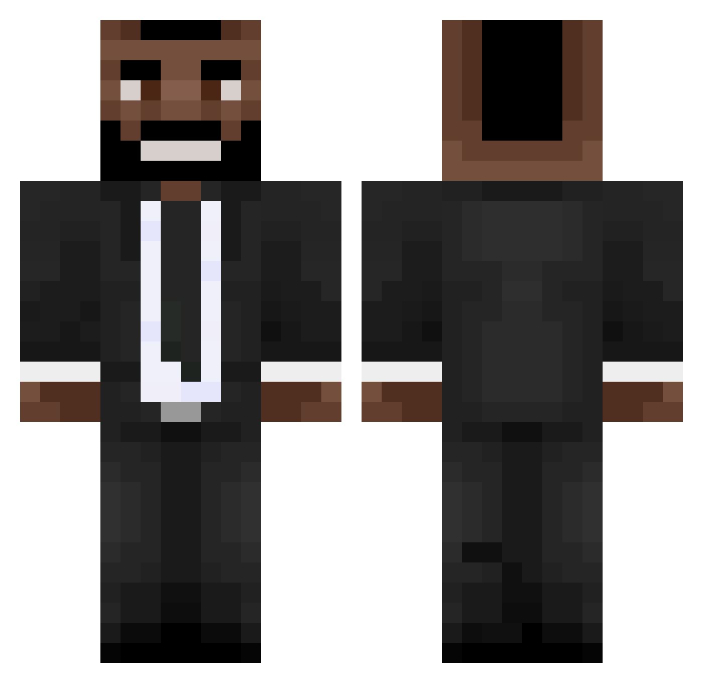 Pol_Gut Minecraft skin, front and back view