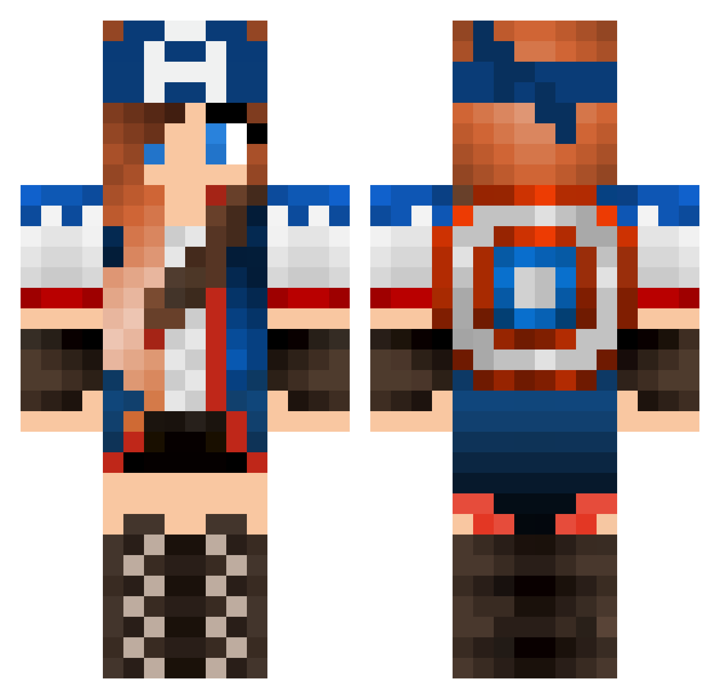 faith_hope_ Minecraft skin, front and back view