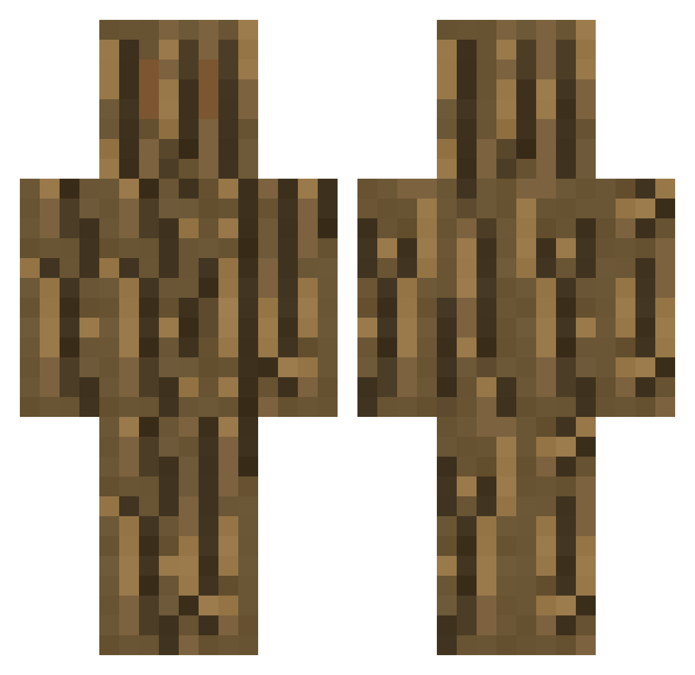 R_MACK Minecraft skin, front and back view