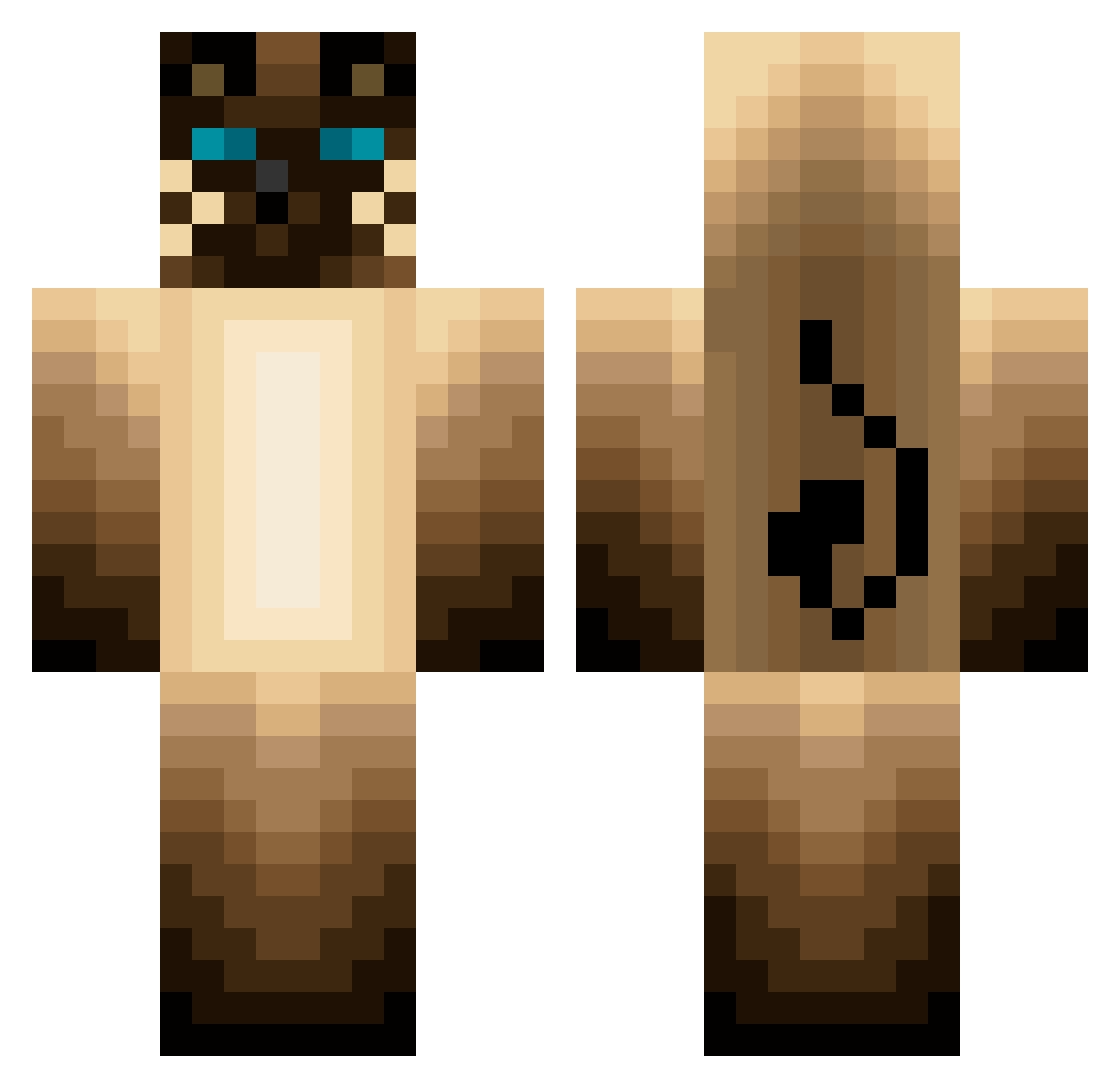 Antfrost - siamese cat Minecraft skin