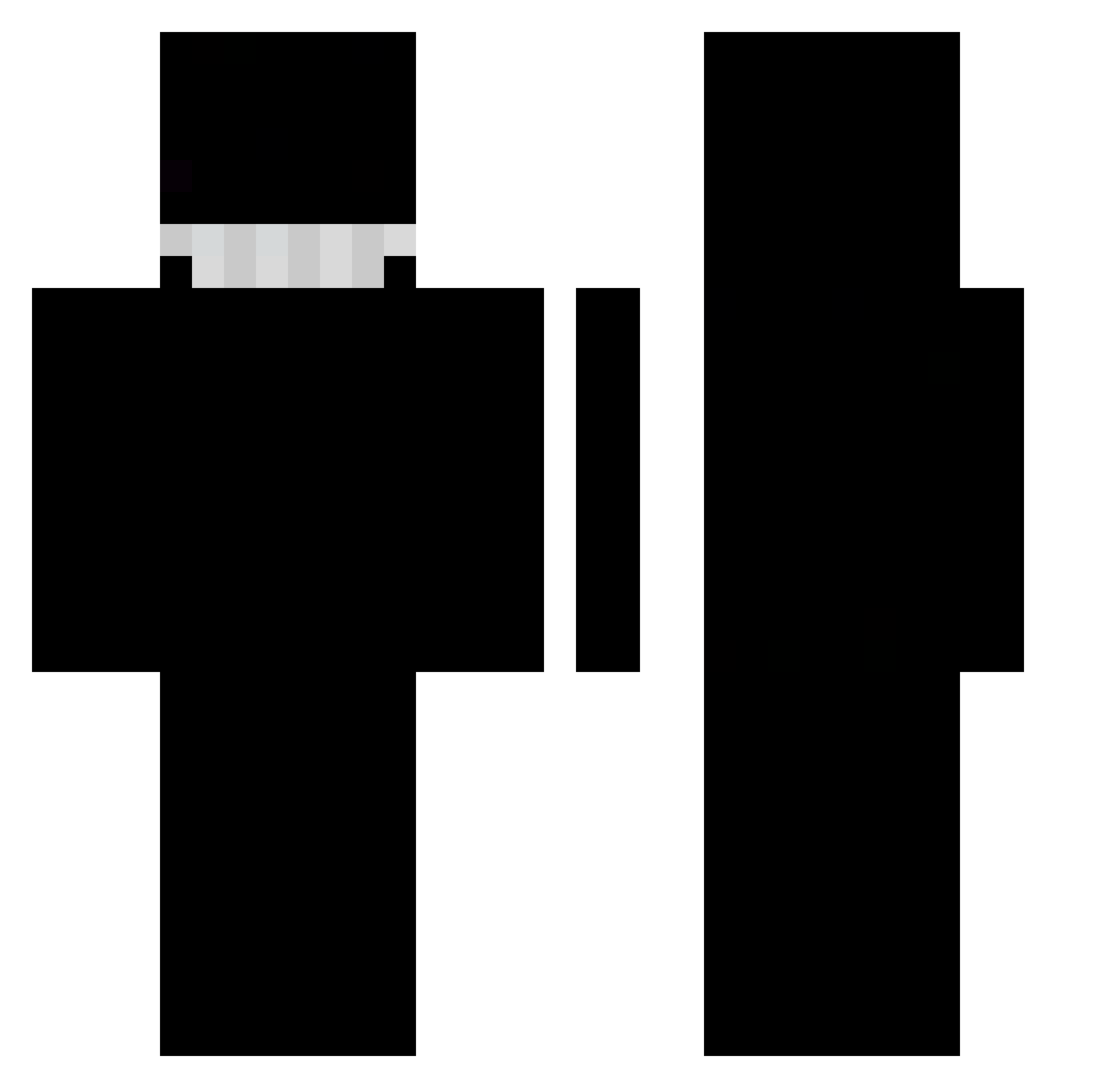 Polishus Minecraft skin, front and back view