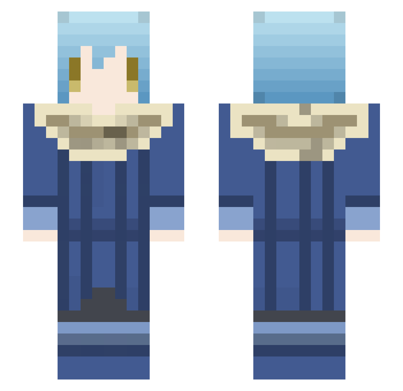 limuruNazarik1 Minecraft skin, front and back view