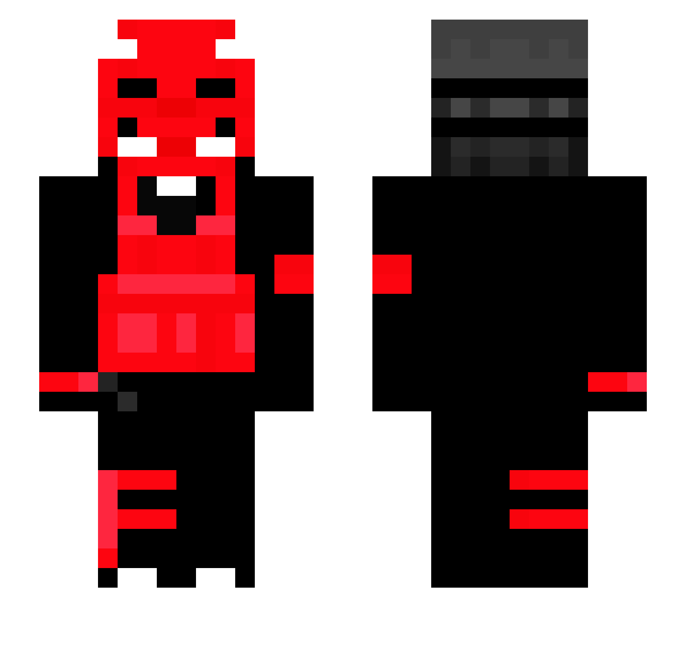 Nan_Xuan_NX Minecraft skin, front and back view