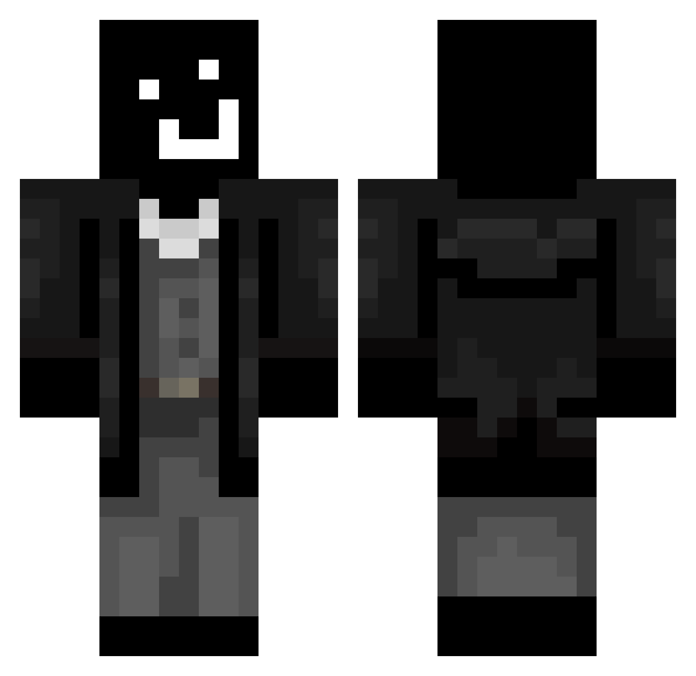 brovitorr Minecraft skin, front and back view