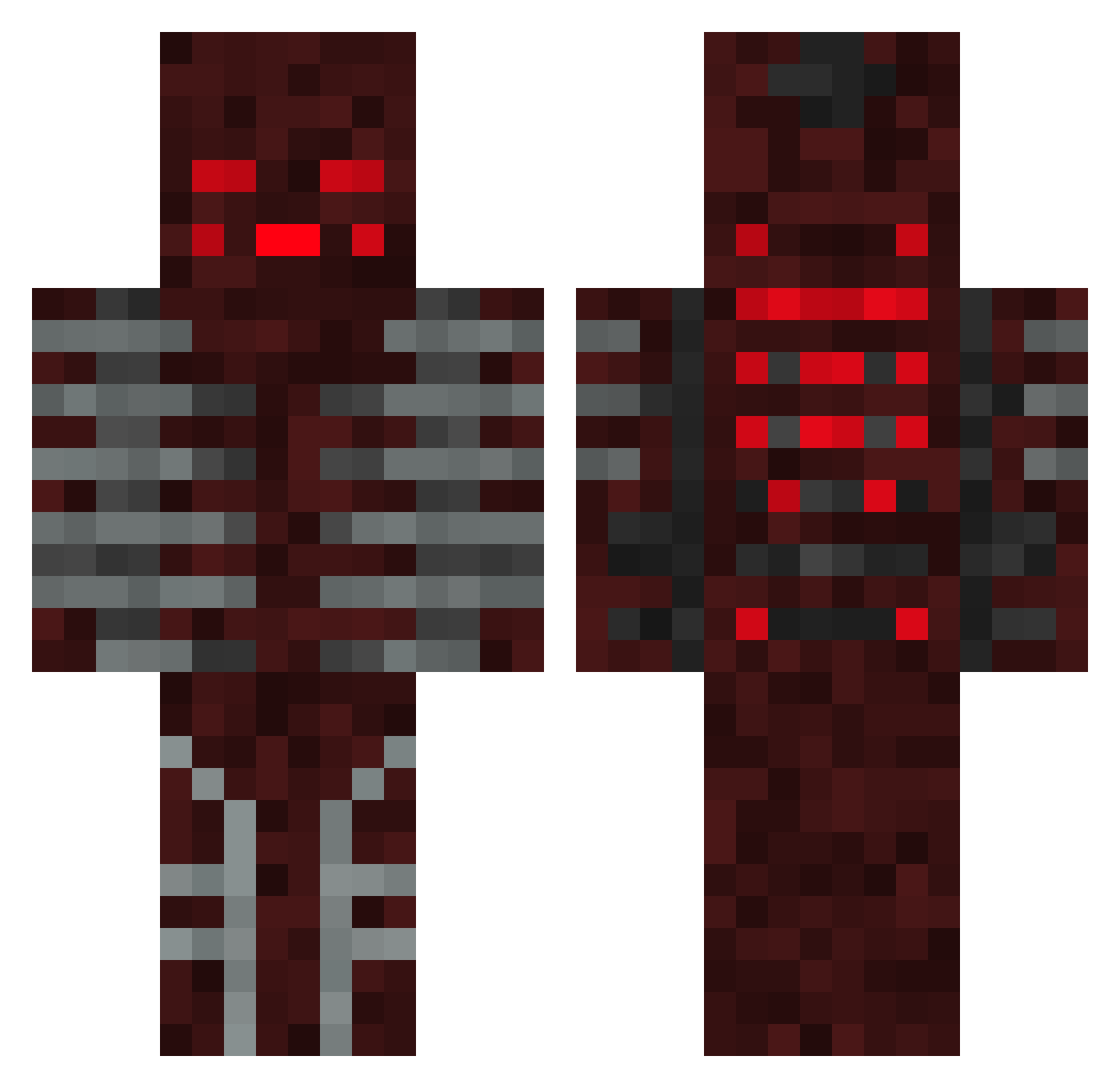 patrik611 Minecraft skin, front and back view