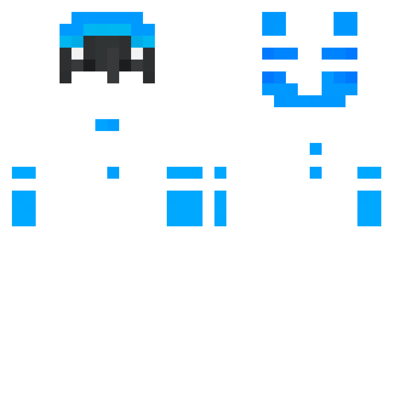 61arza54 Minecraft skin, front and back view