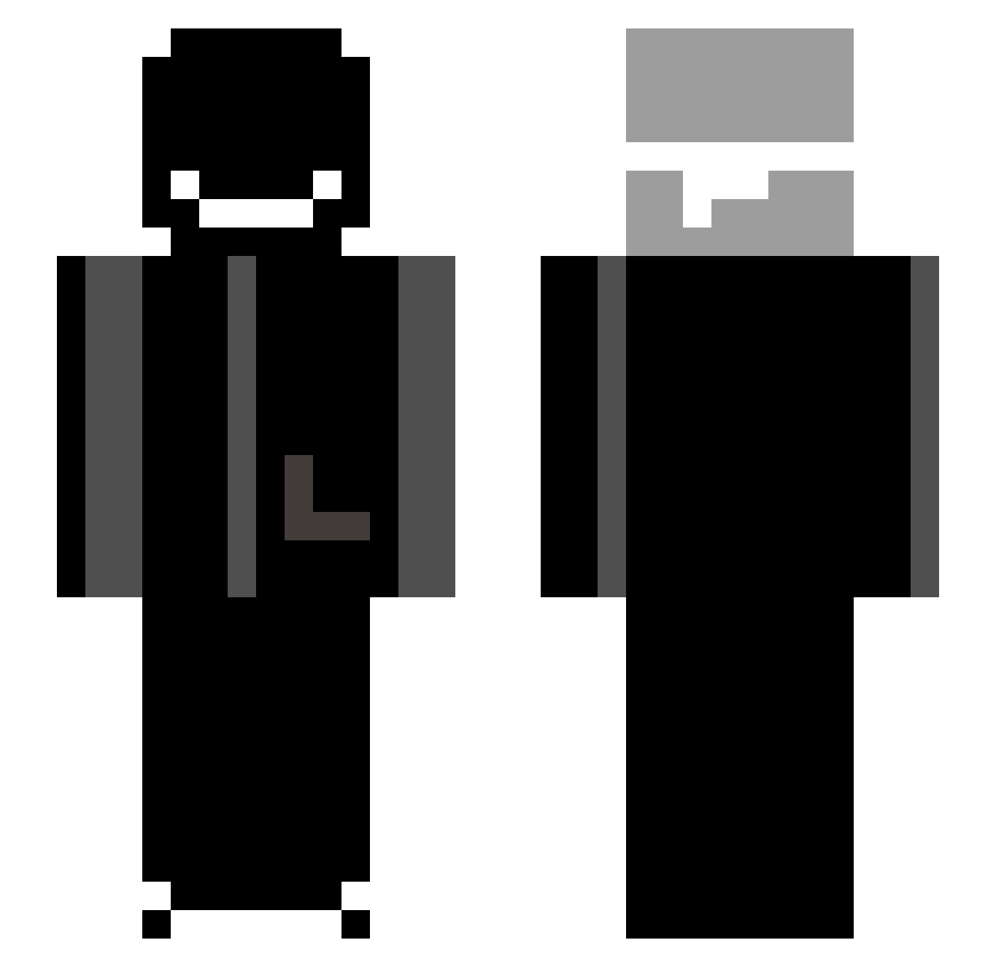 artjom877 Minecraft skin, front and back view