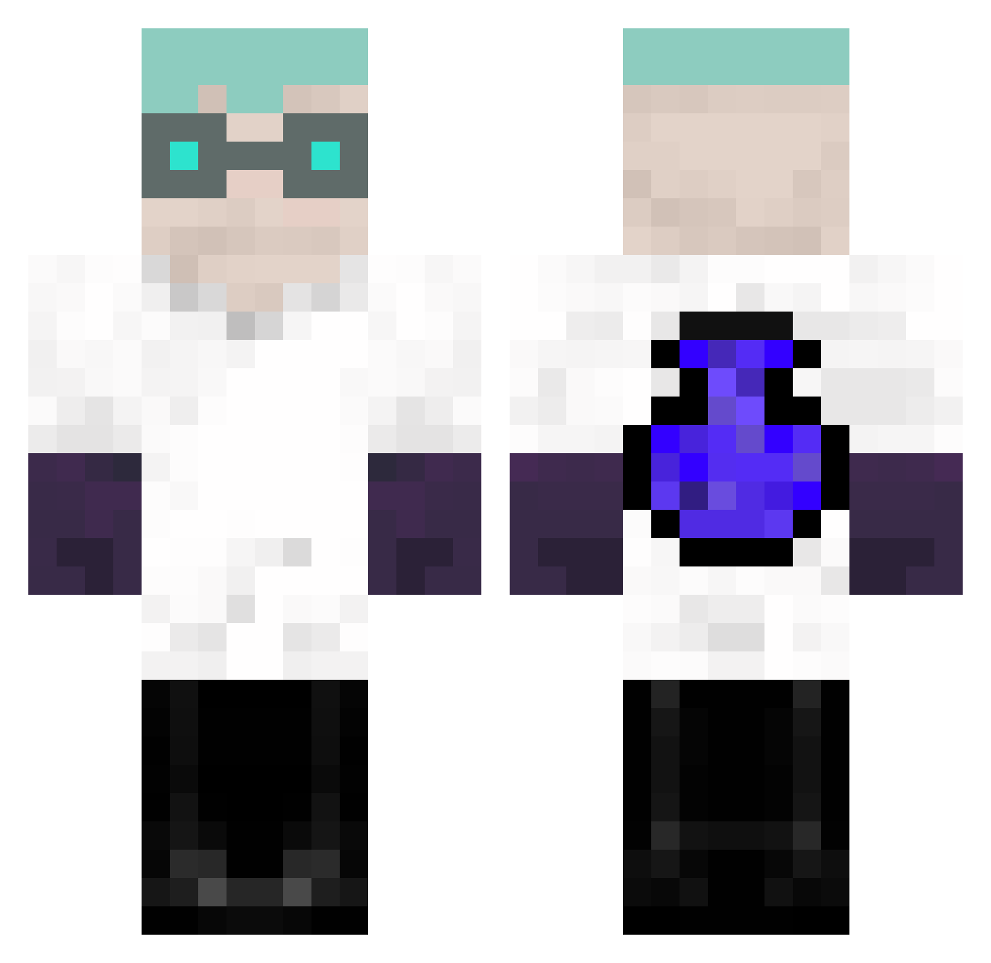 EymenSaral Minecraft skin, front and back view