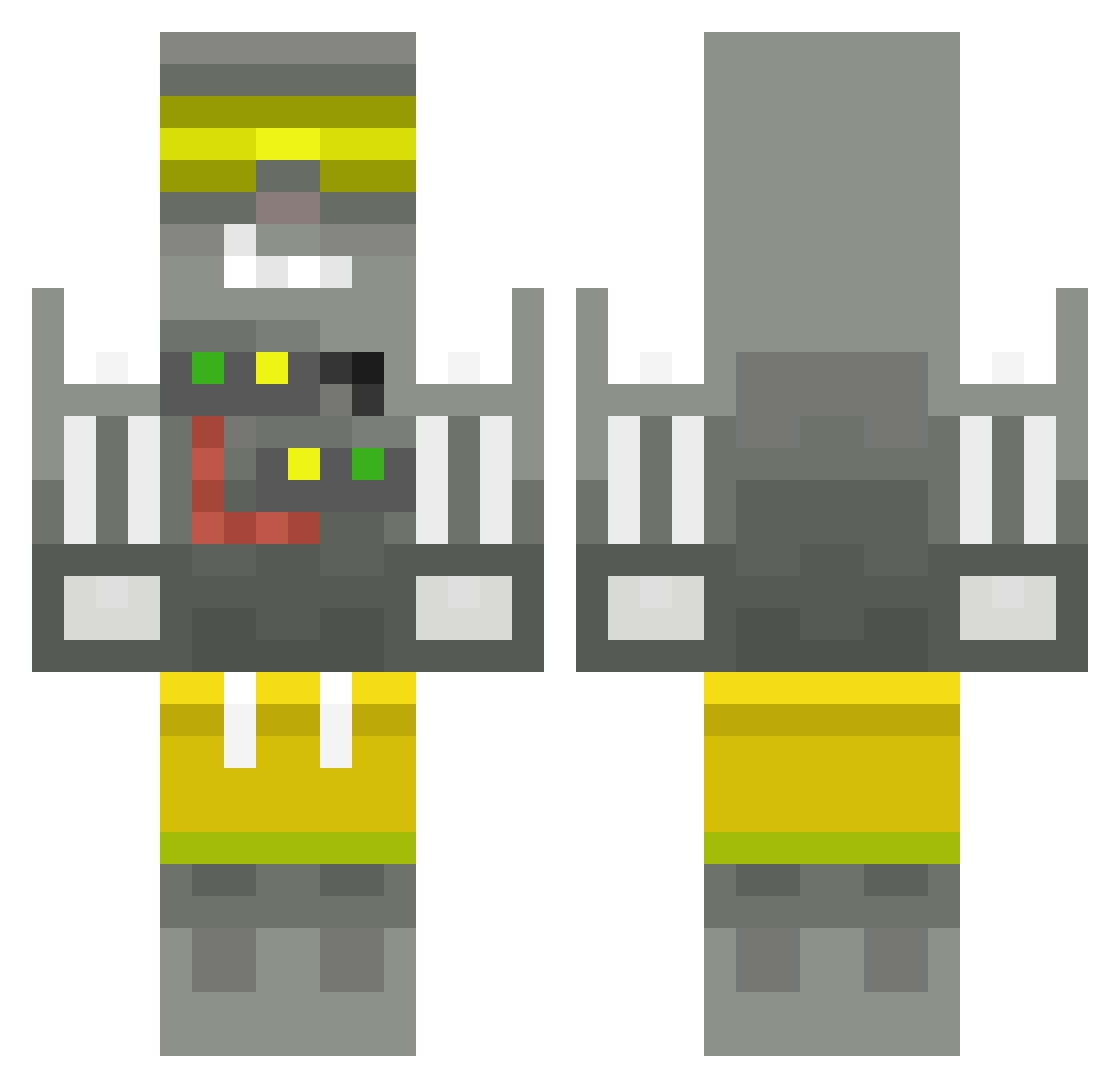 ferraldihide Minecraft skin, front and back view