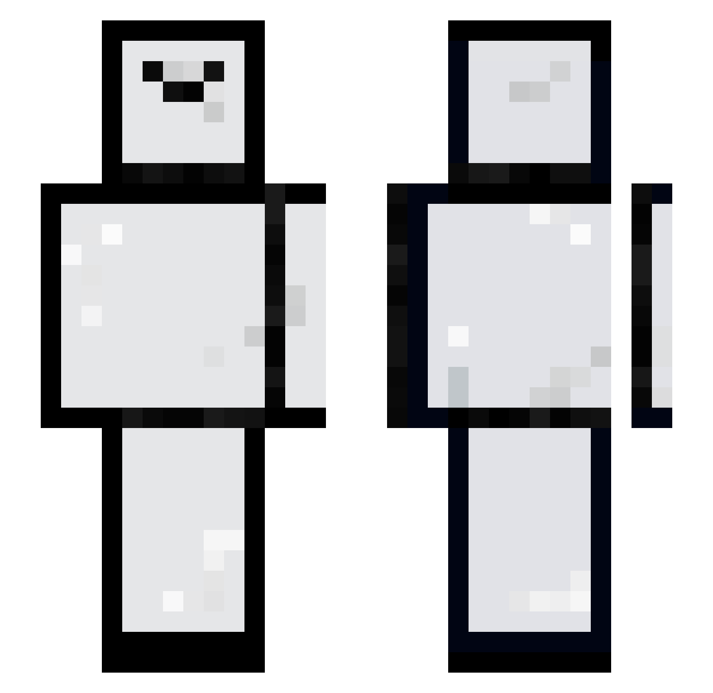 sarada1205 Minecraft skin, front and back view