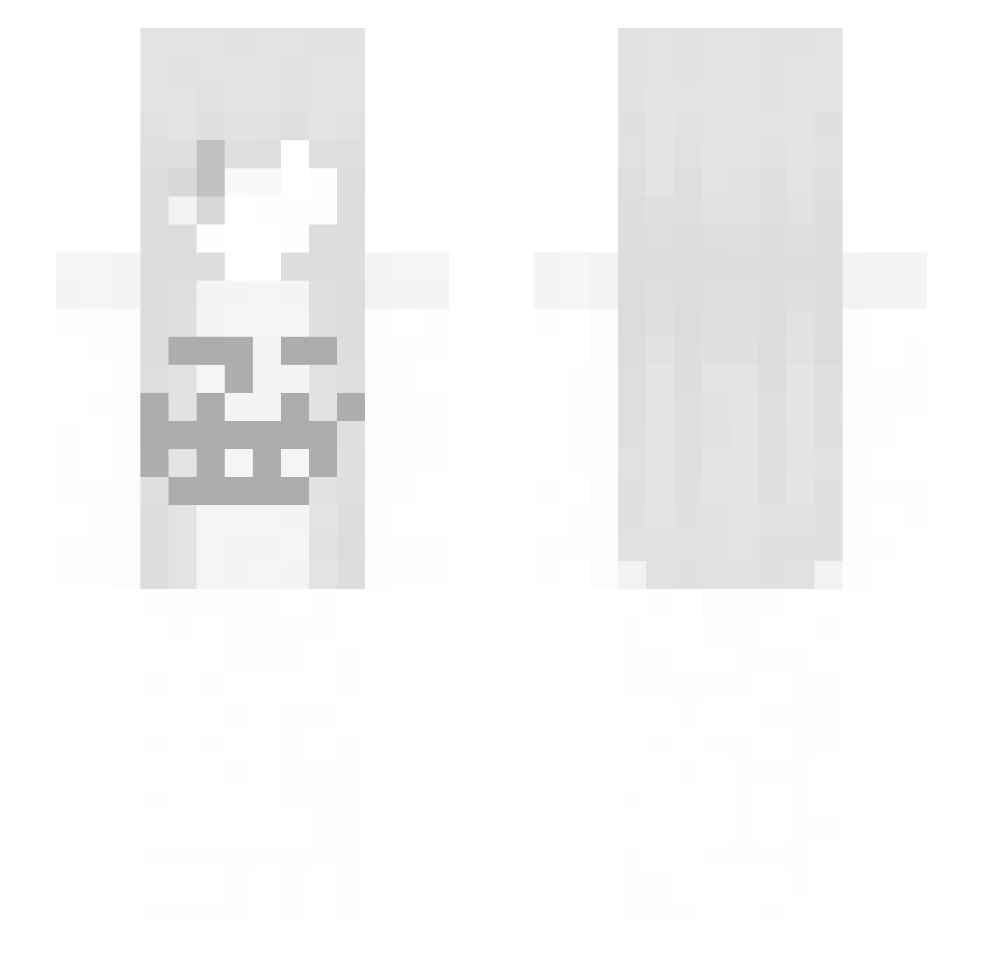 uosv Minecraft skin, front and back view