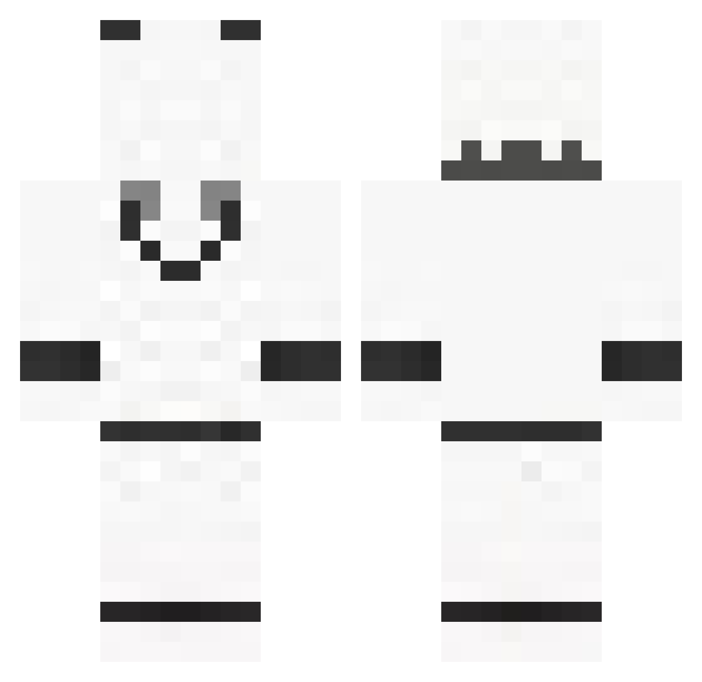 BeetlePlague Minecraft skin, front and back view