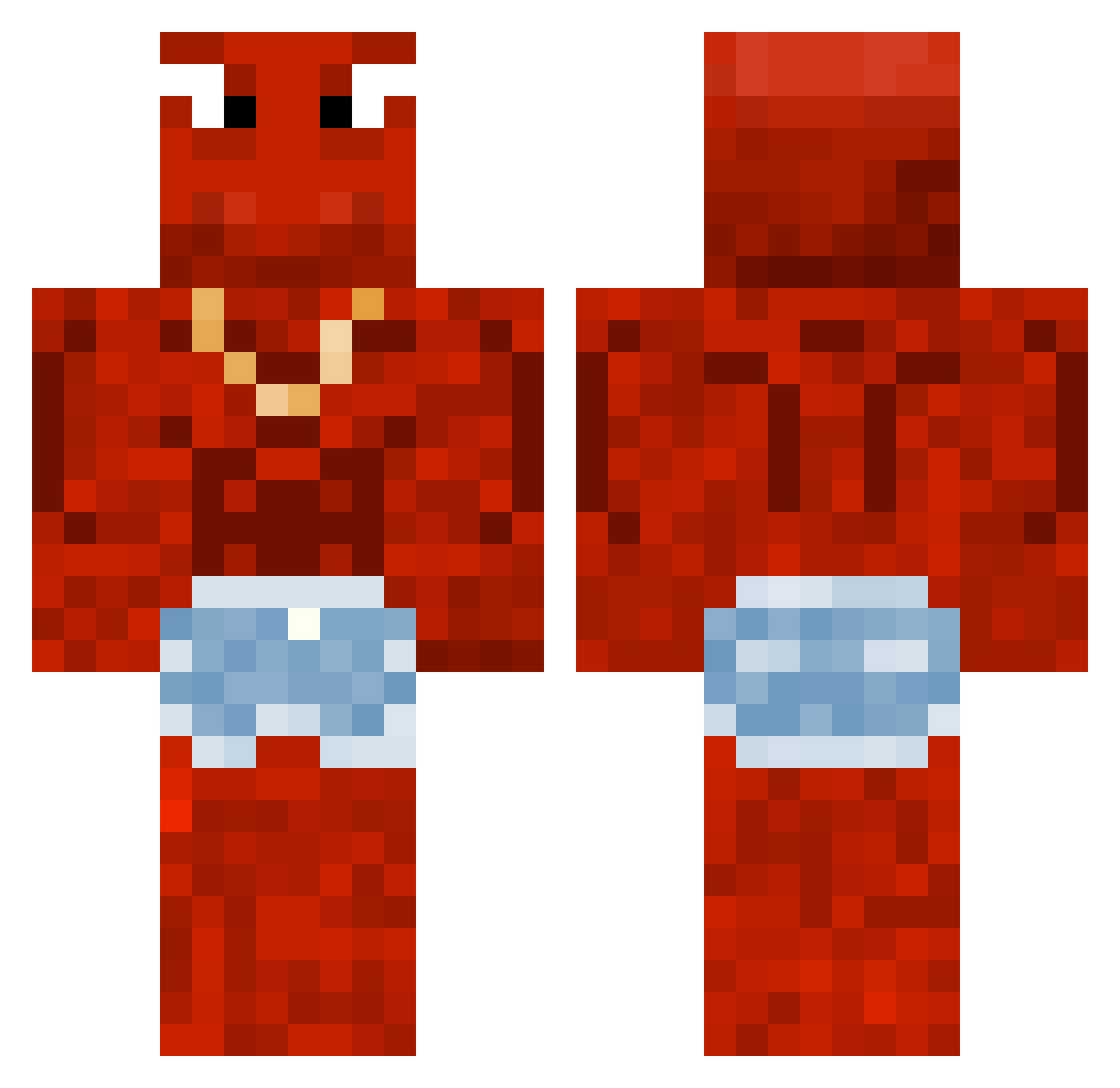 Big_Lobster__ Minecraft skin, front and back view