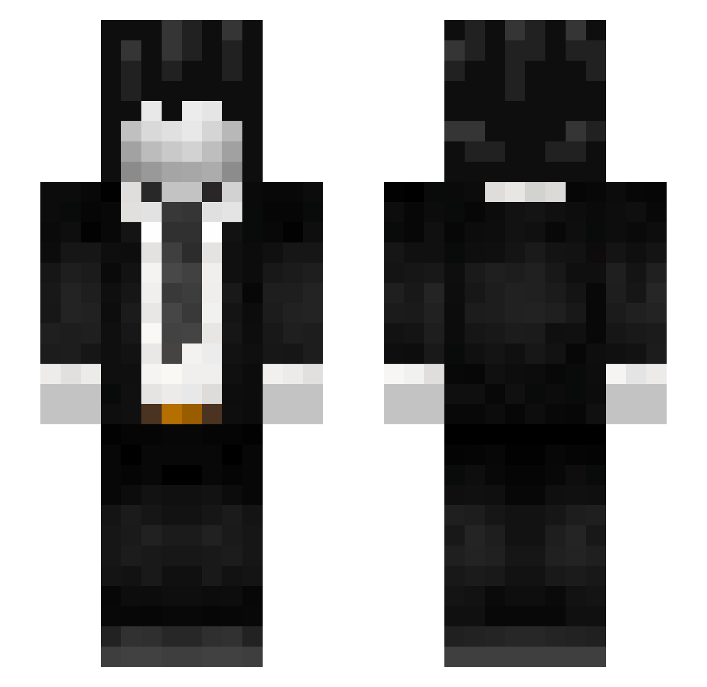 ManhThang Minecraft skin, front and back view