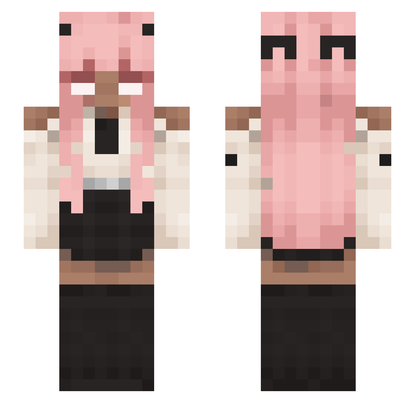 Pukarik_ Minecraft skin, front and back view