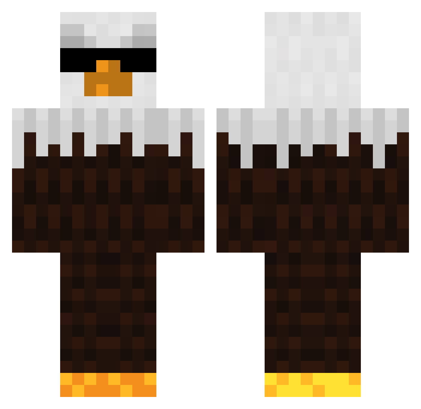 dankata_77 Minecraft skin, front and back view