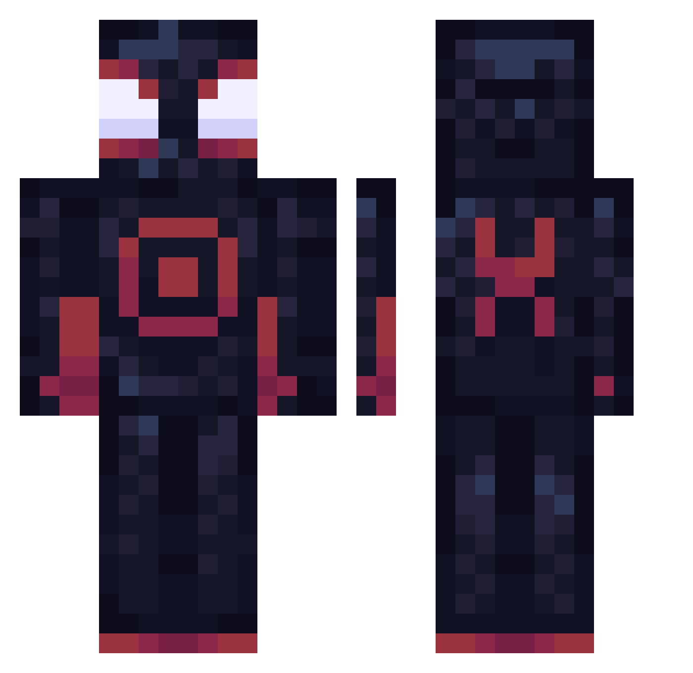Shrek________ Minecraft skin, front and back view