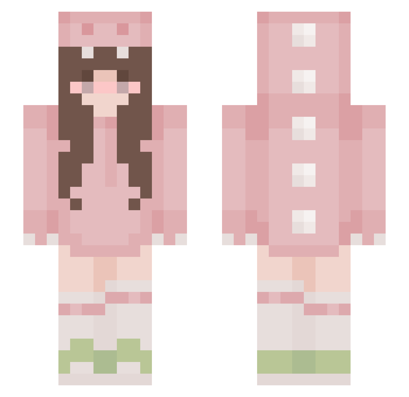 __Ori0n_ Minecraft skin, front and back view