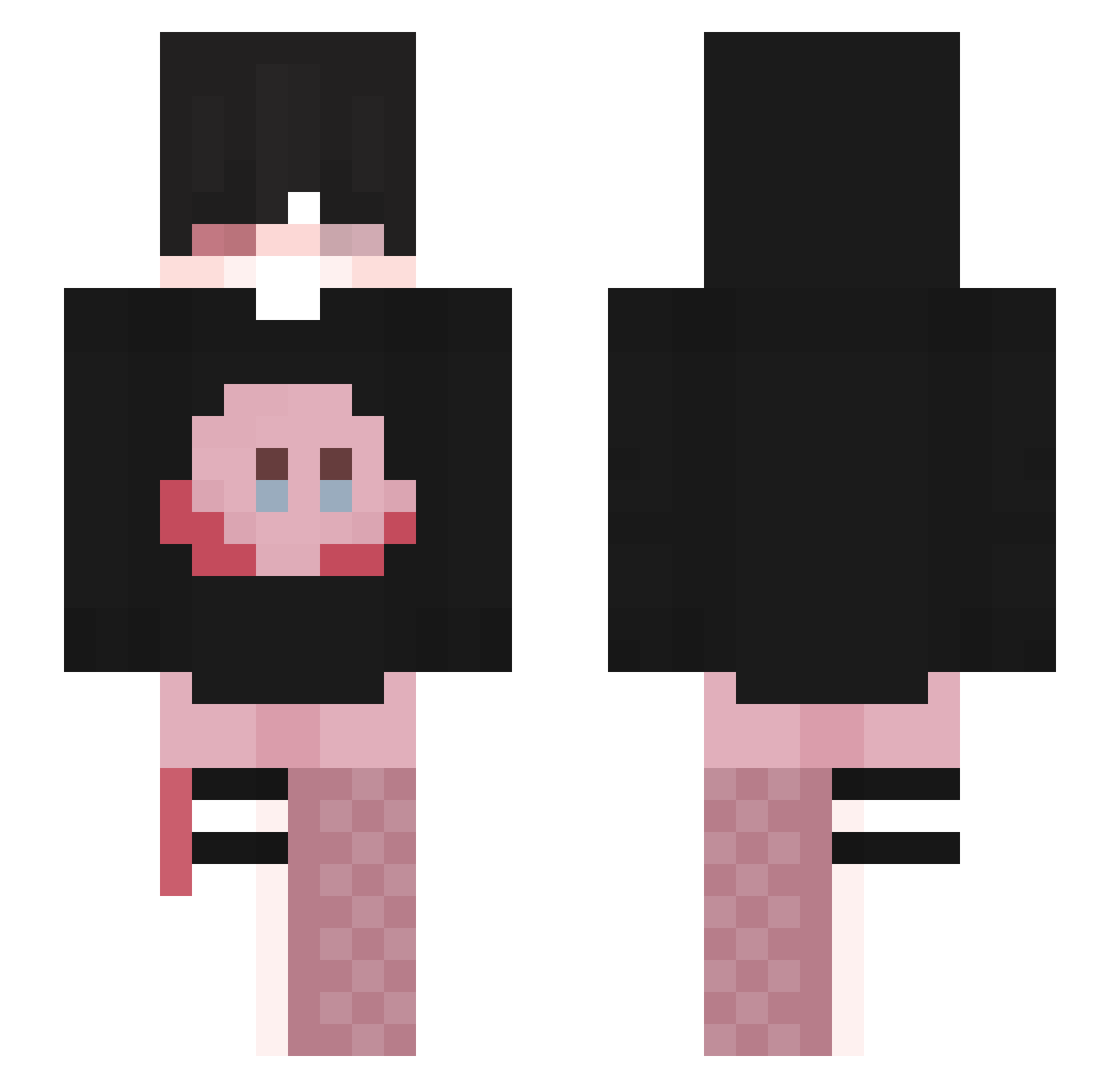 bellan_ Minecraft skin, front and back view