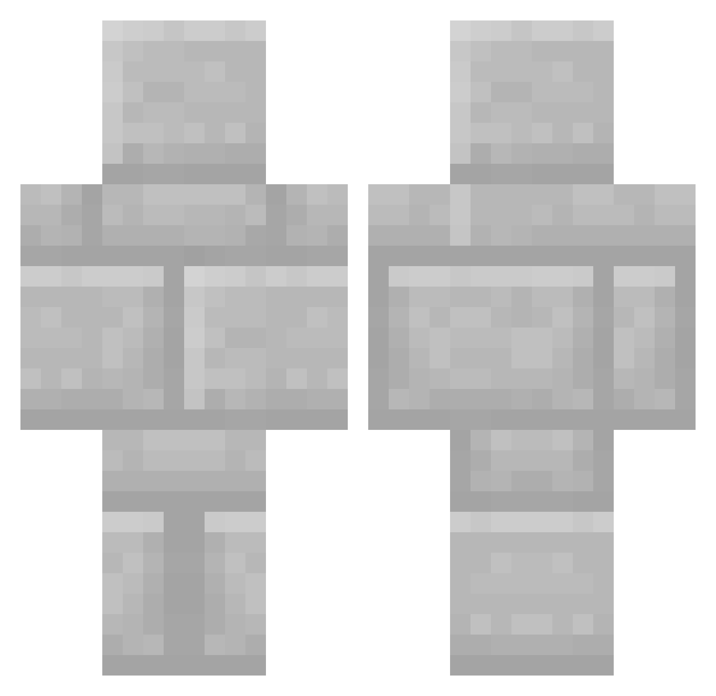 detective_pika08 Minecraft skin, front and back view