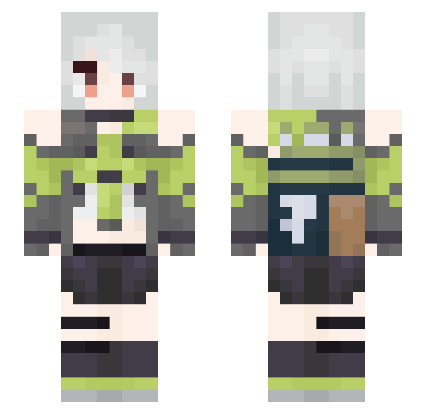 latiospoon Minecraft skin, front and back view