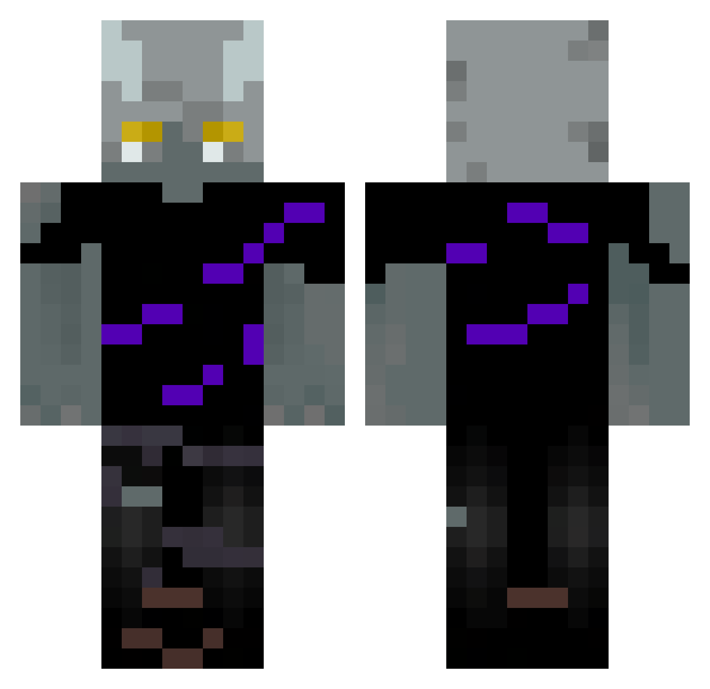 shinzsz67 Minecraft skin, front and back view