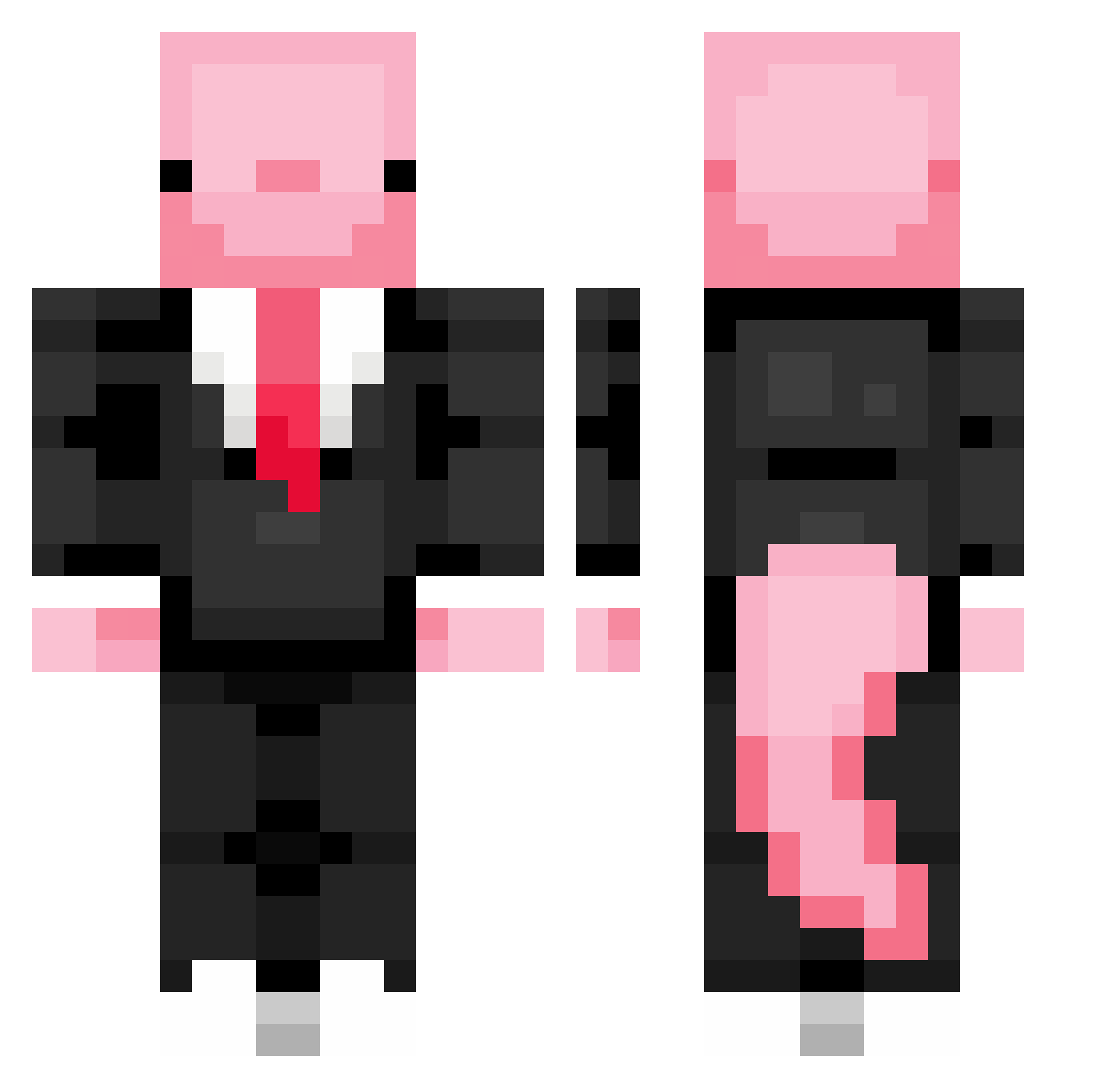 107_ms Minecraft skin, front and back view