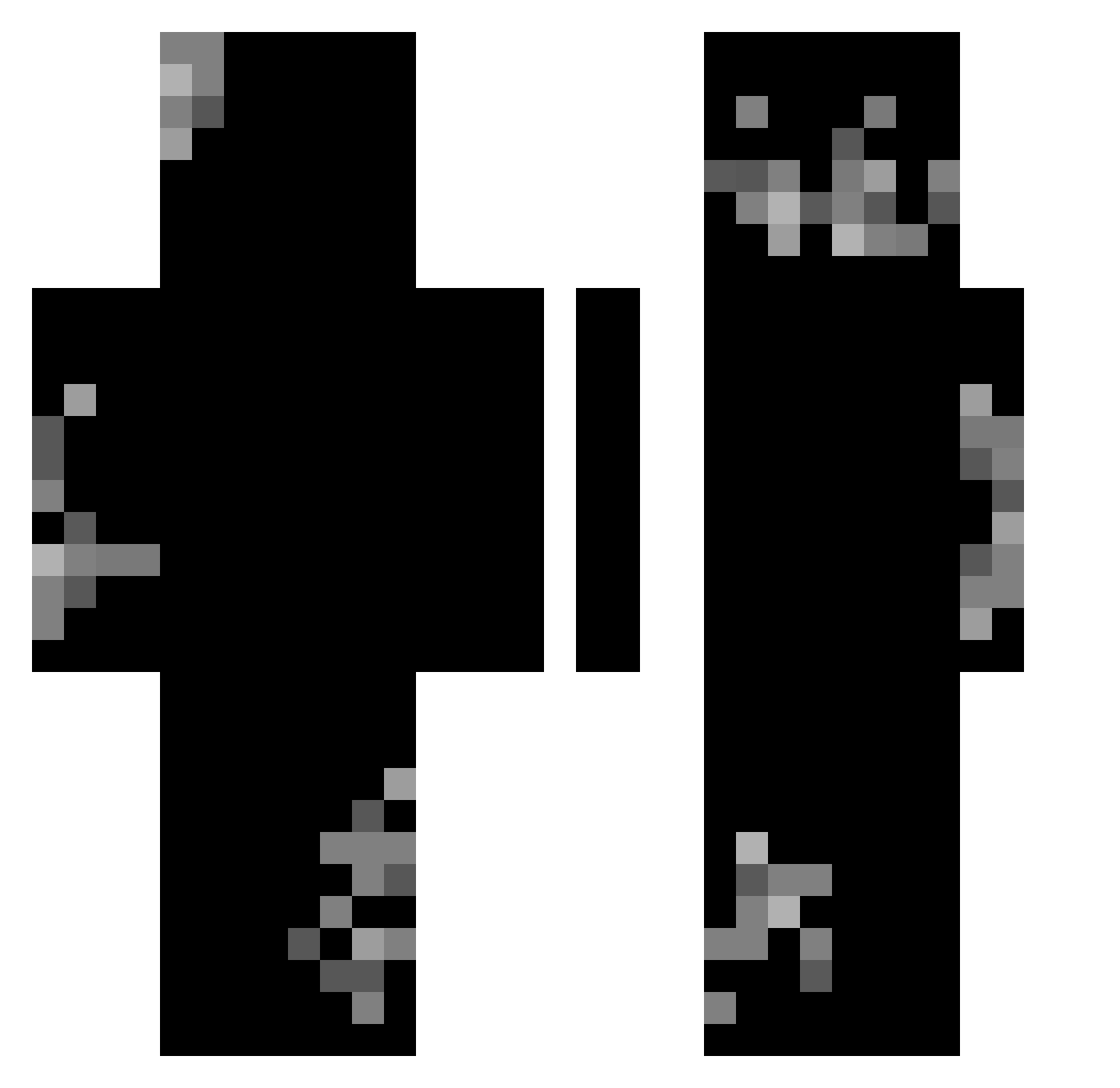 kAsHyx_ Minecraft skin, front and back view
