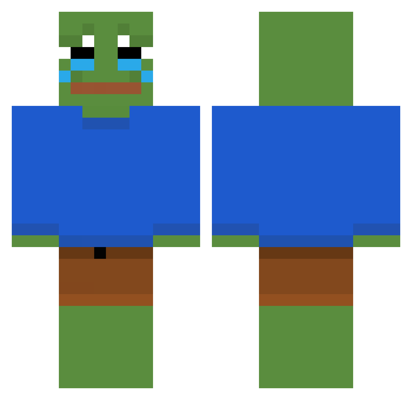 coolerjurek Minecraft skin, front and back view