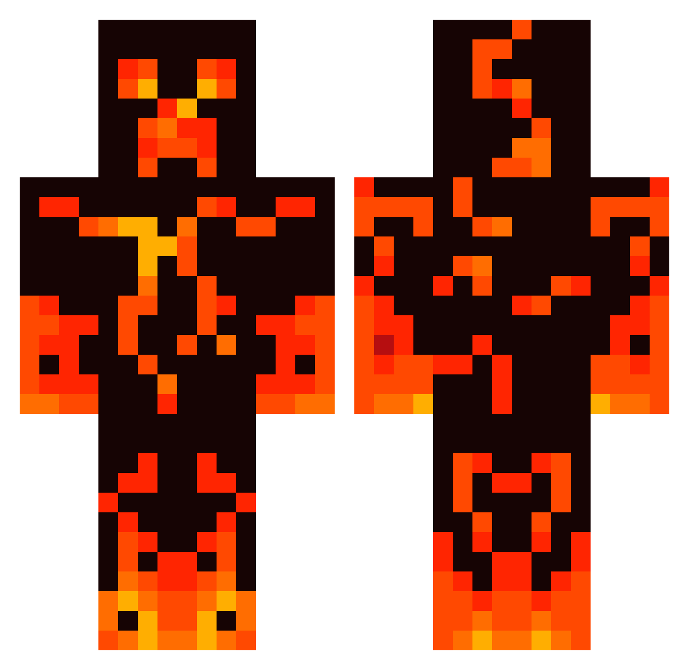 Jop_playi43ch Minecraft skin, front and back view