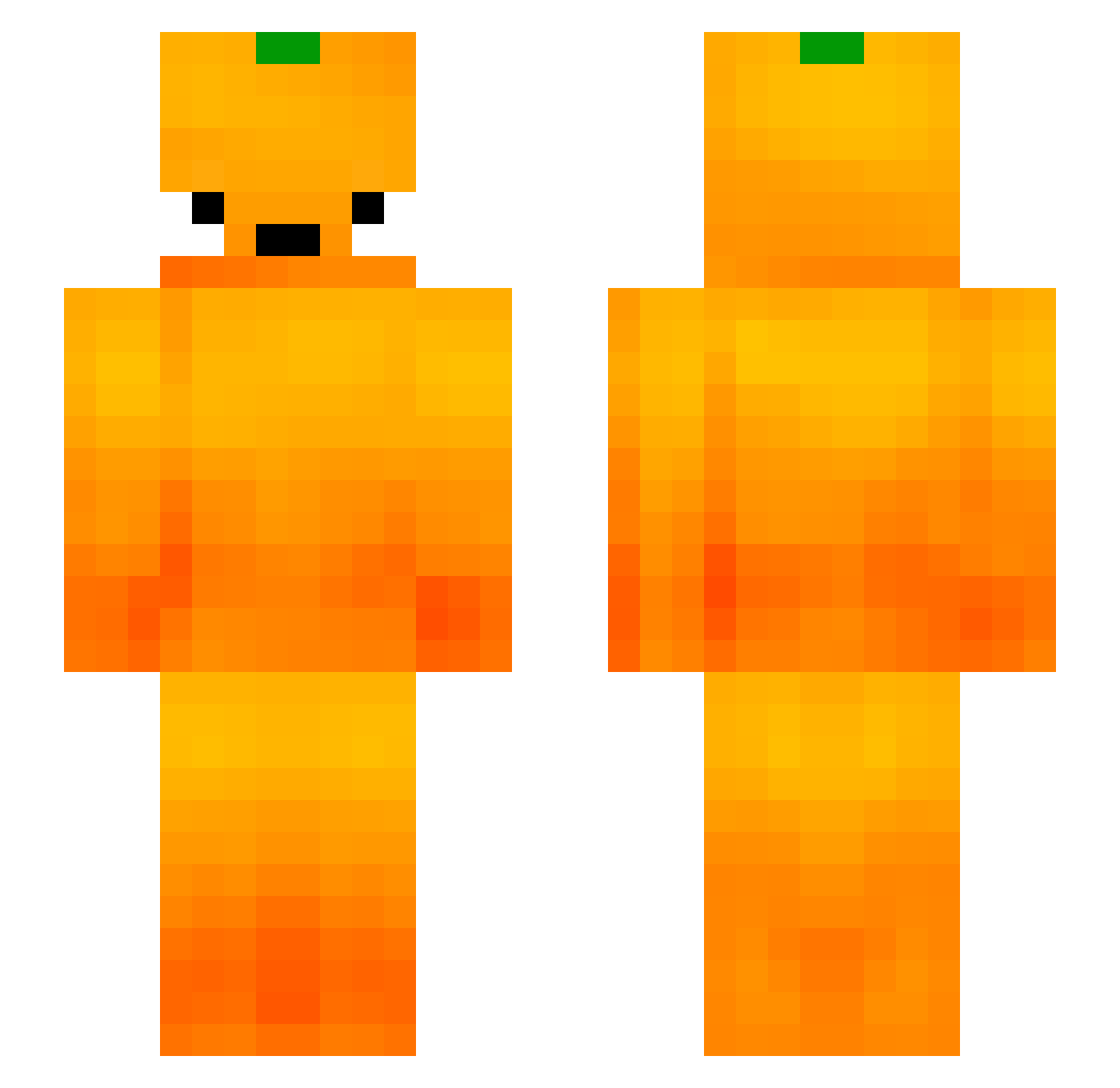 Jordy2_3 Minecraft skin, front and back view