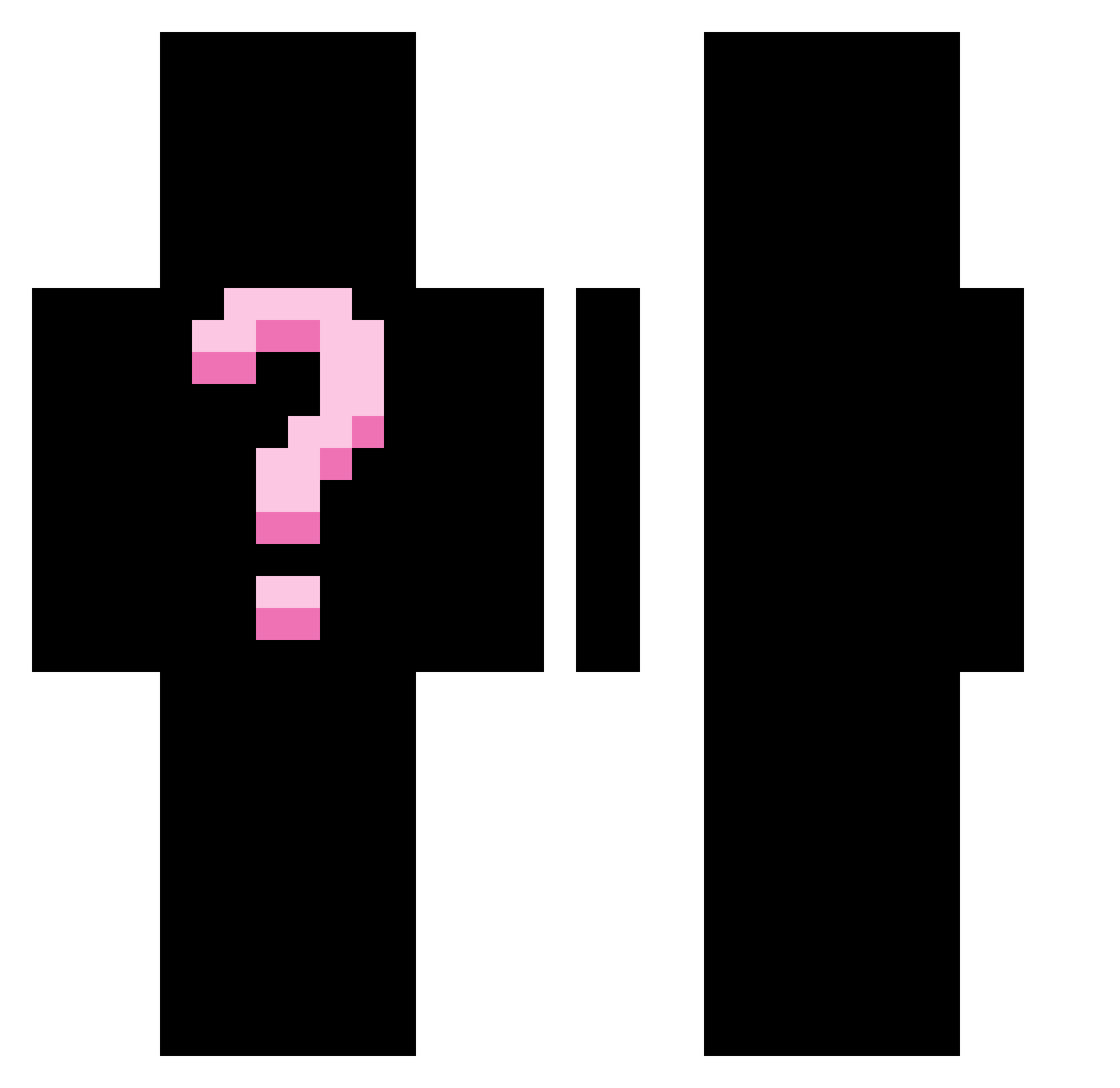 soupyboo Minecraft skin, front and back view