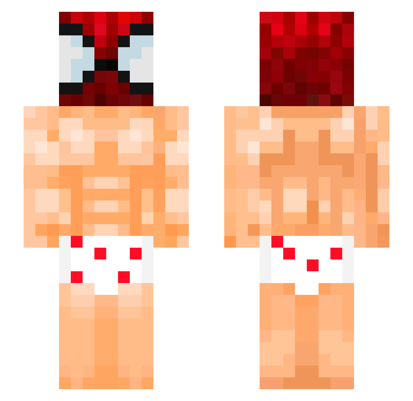 queen_vaheen Minecraft skin, front and back view