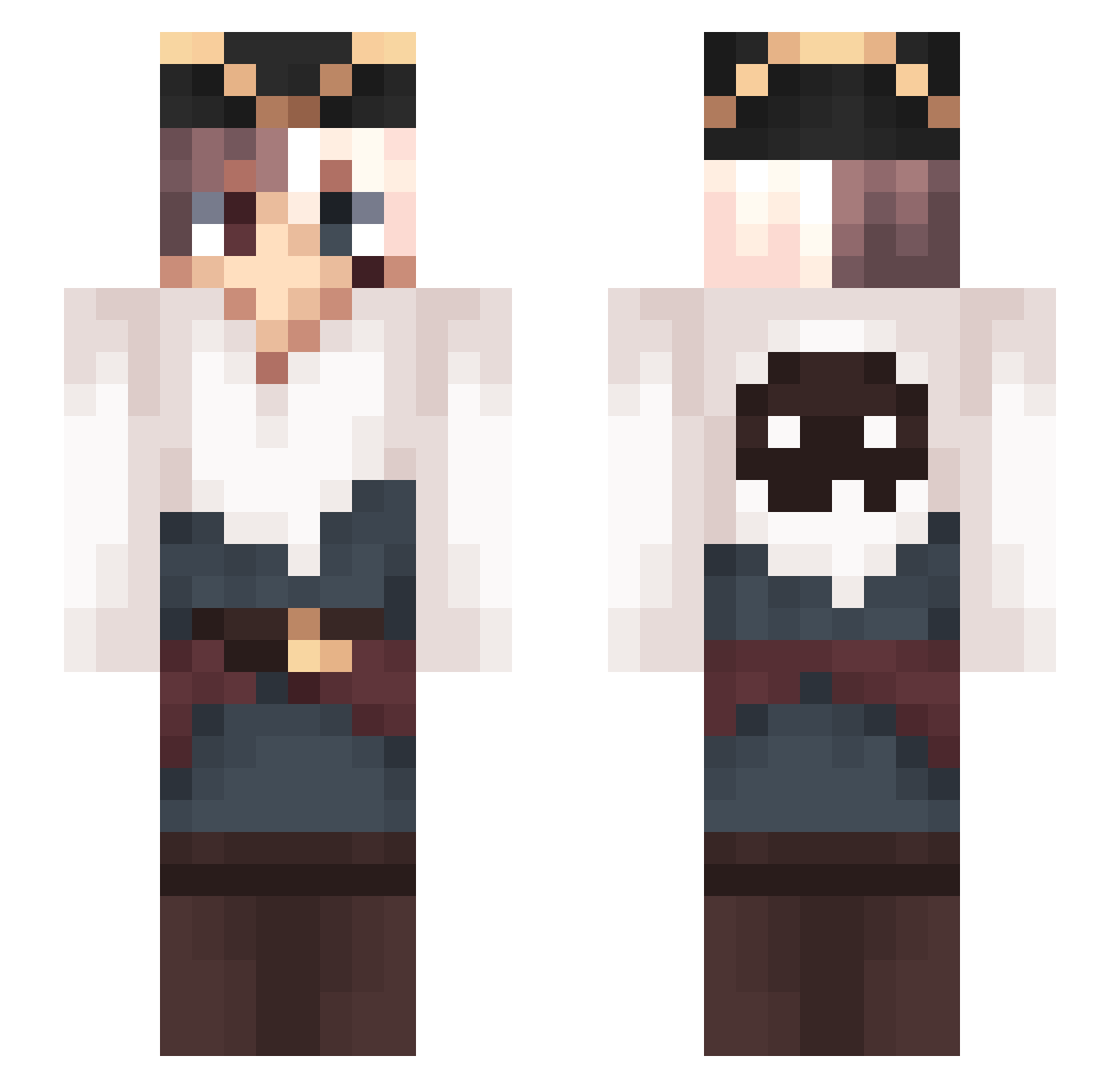 lucasbayerk Minecraft skin, front and back view