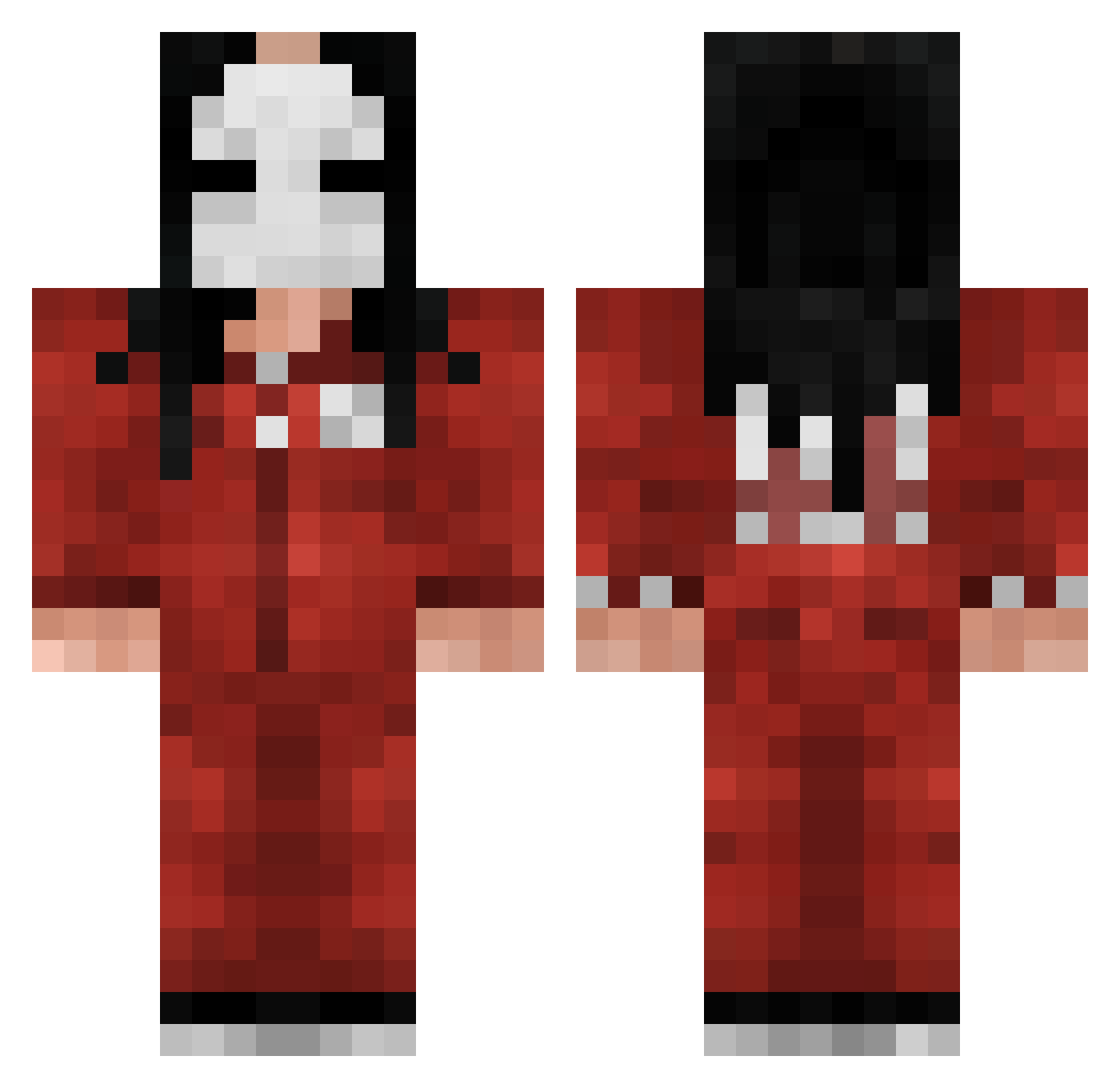 gronwith34 Minecraft skin, front and back view