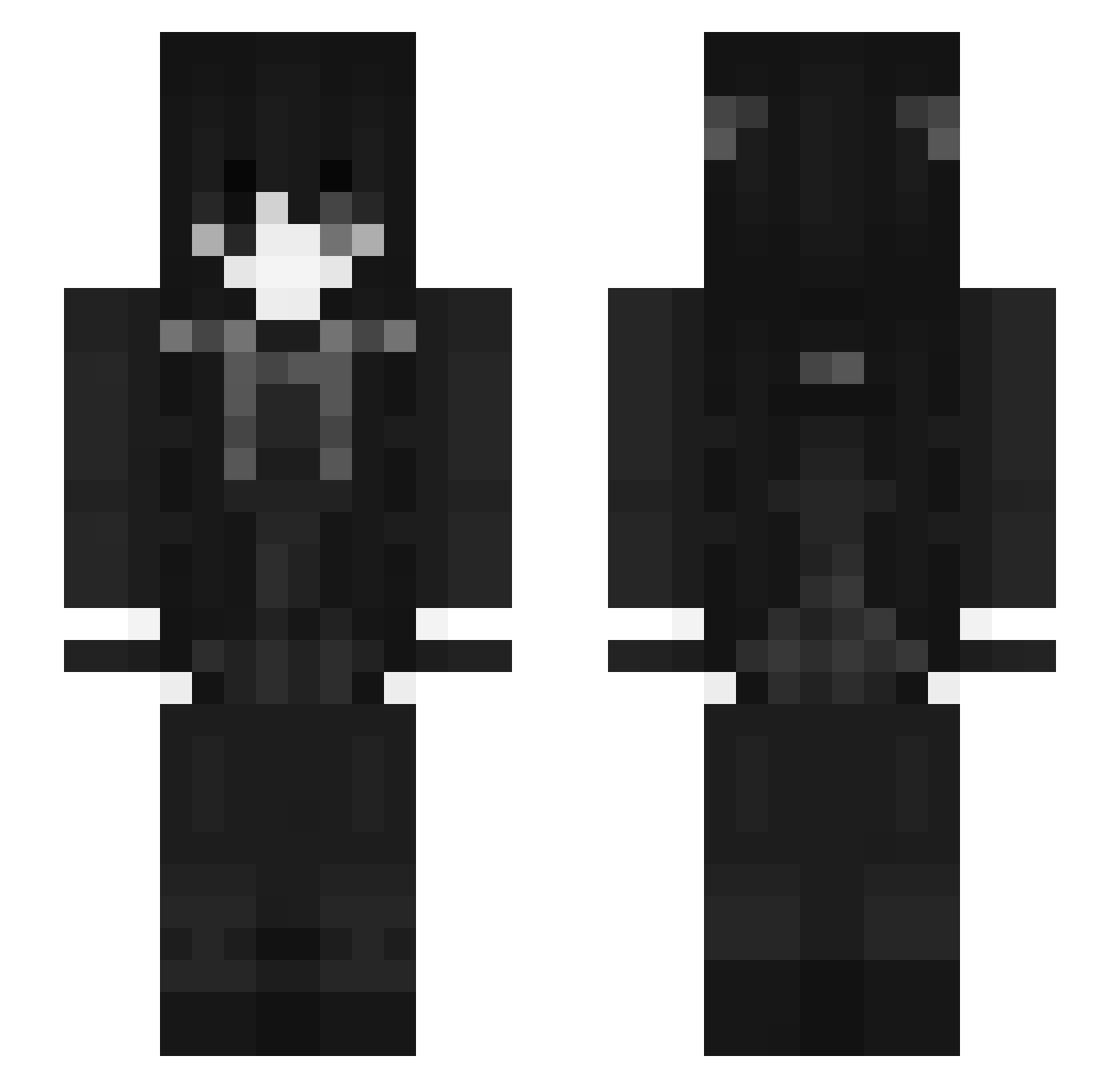 Polarz_ Minecraft skin, front and back view