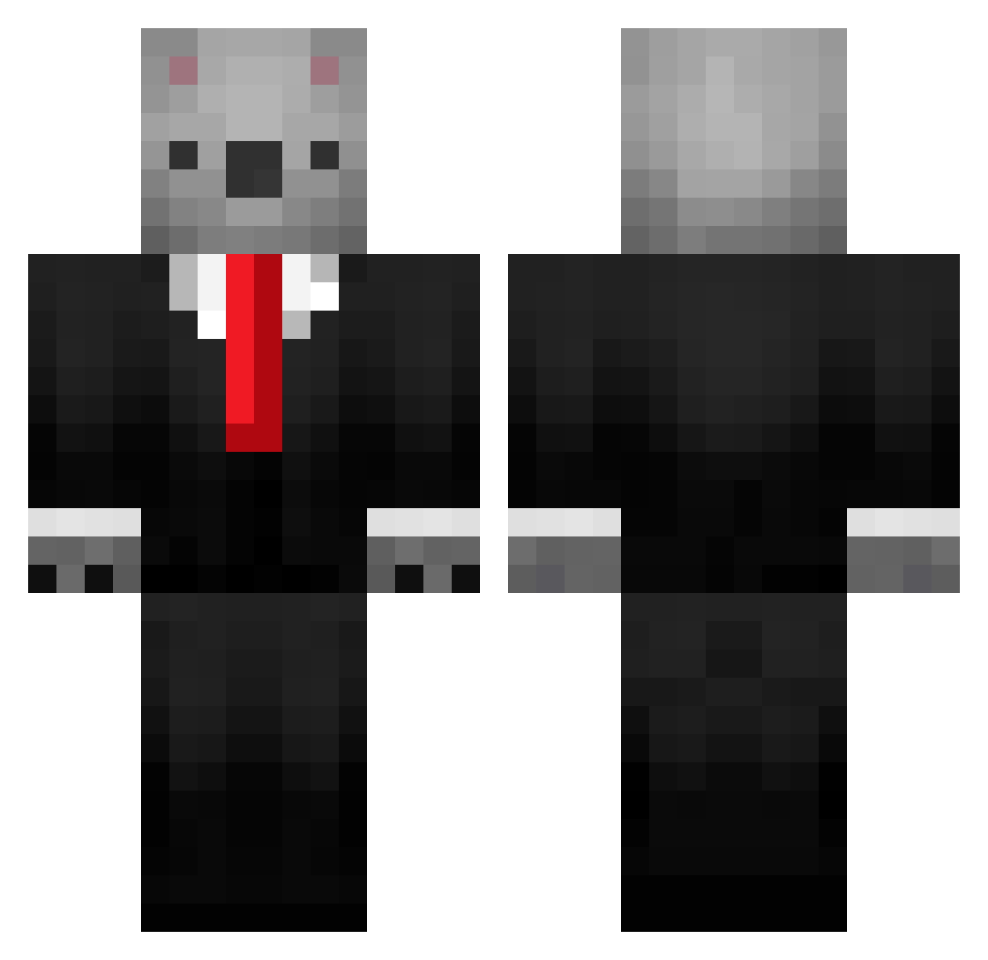 KoalaJesus Minecraft skin, front and back view