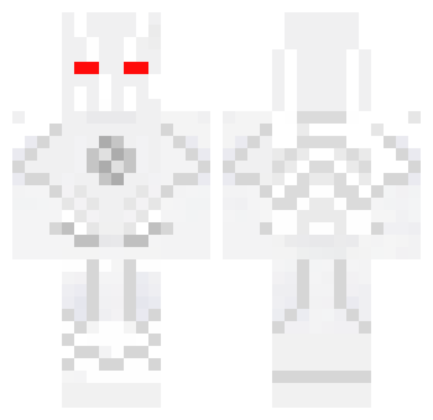SEyloHD Minecraft skin, front and back view